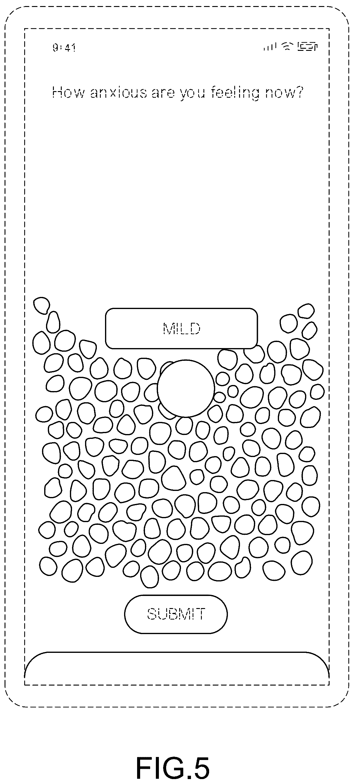Patent USD1043721 Figure 5 – Display screen or portion thereof with animated graphical user interface