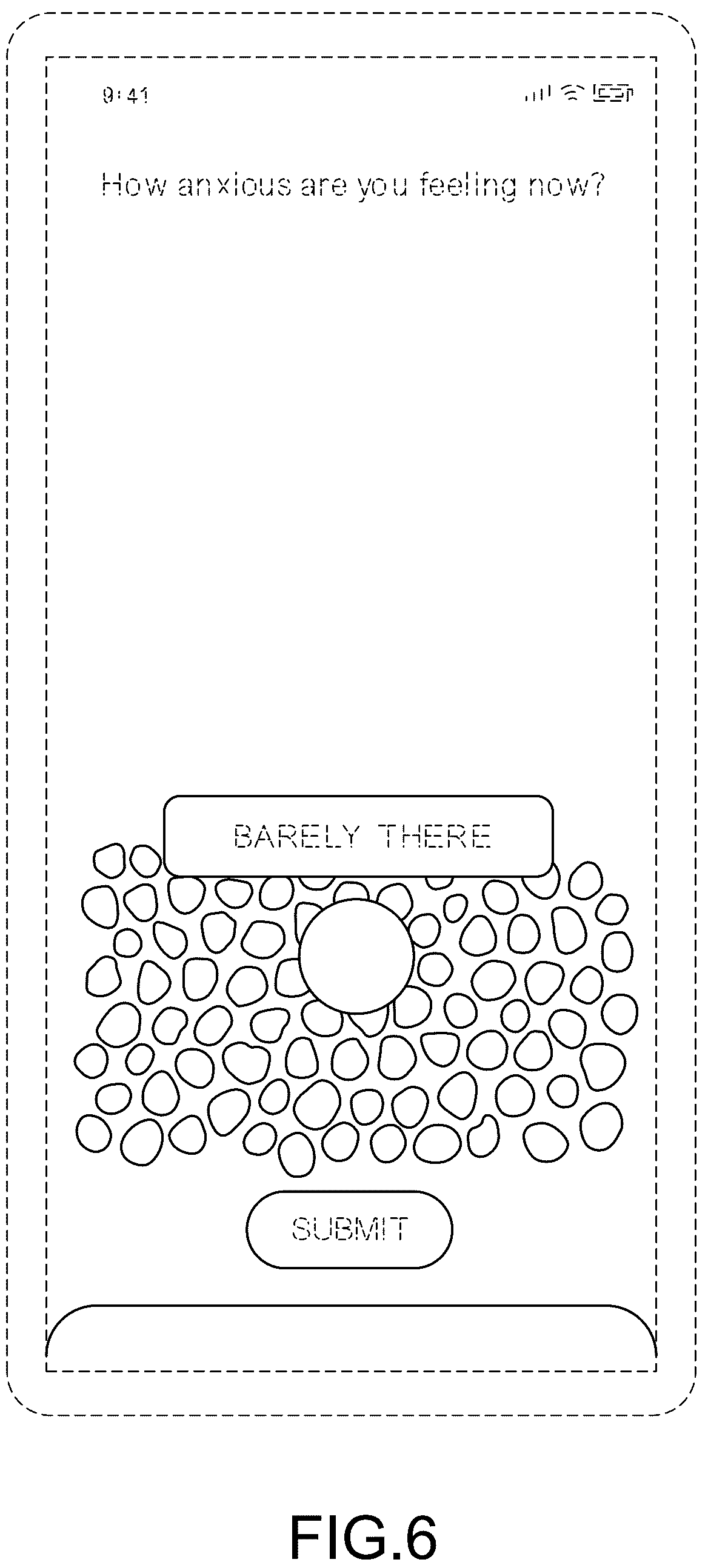 Patent USD1043721 Figure 6 – Display screen or portion thereof with animated graphical user interface
