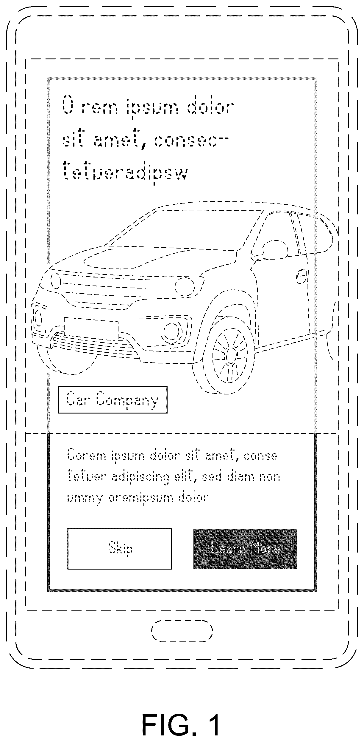 Patent USD1043735 Figure 1 – Display screen or portion thereof with graphical user interface