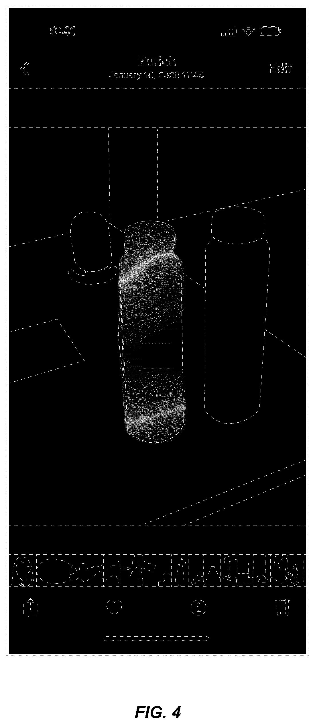 Patent USD1043744 Figure 4 – Display screen or portion thereof with animated graphical user interface