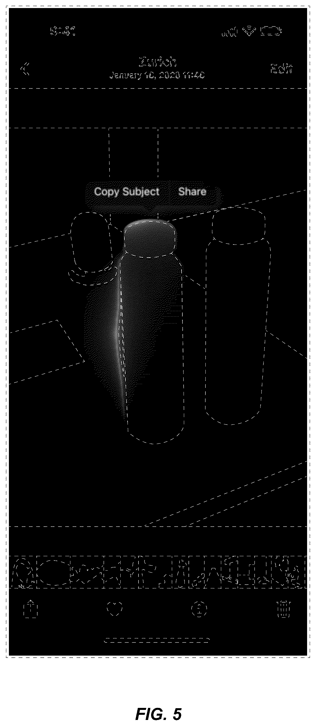 Patent USD1043744 Figure 5 – Display screen or portion thereof with animated graphical user interface