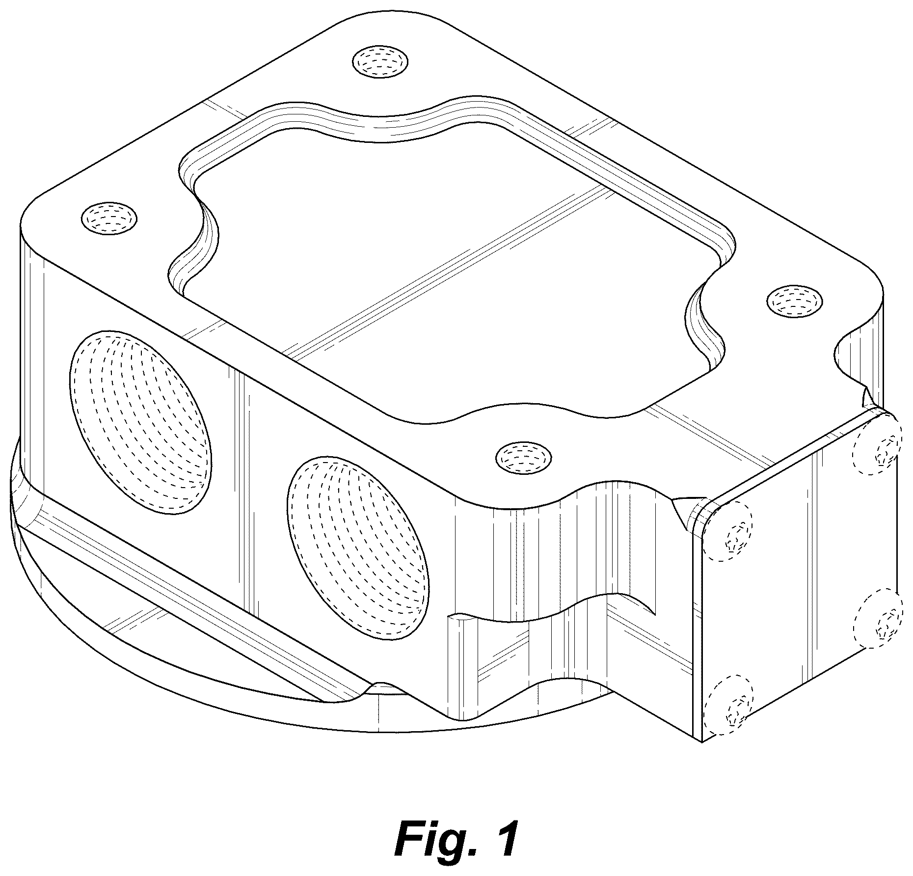 Patent USD1043755 Figure 1 – Engine oil filter pedestal