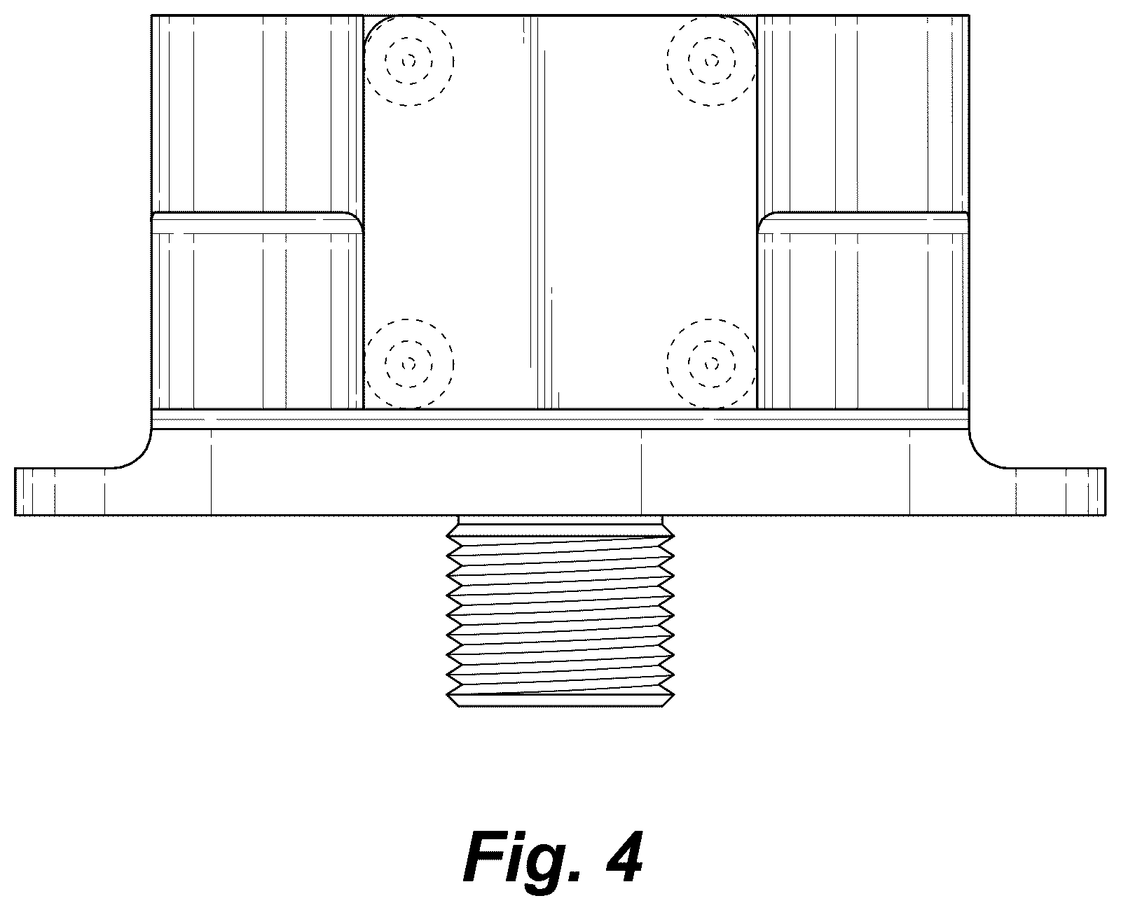 Patent USD1043755 Figure 4 – Engine oil filter pedestal