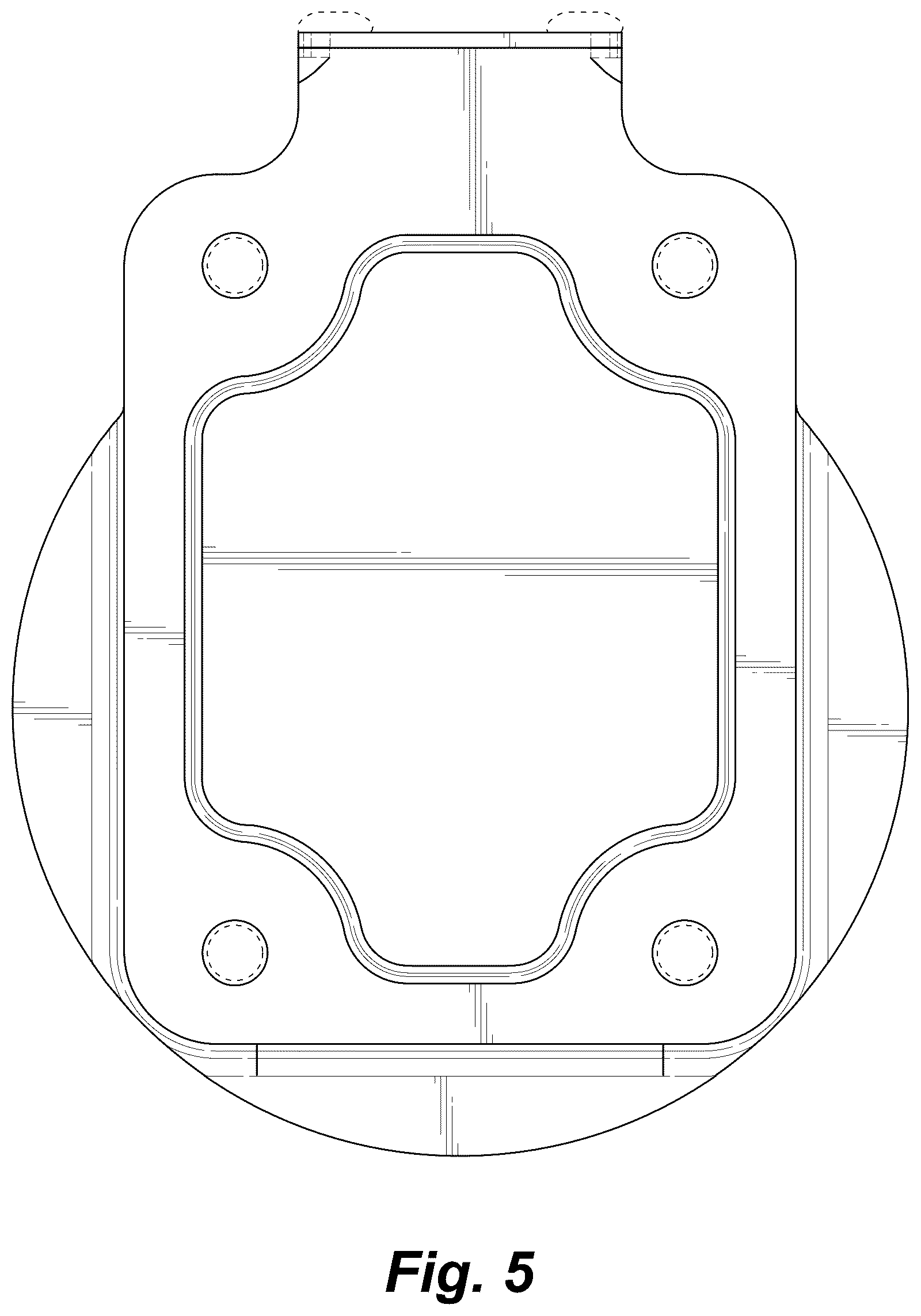 Patent USD1043755 Figure 5 – Engine oil filter pedestal