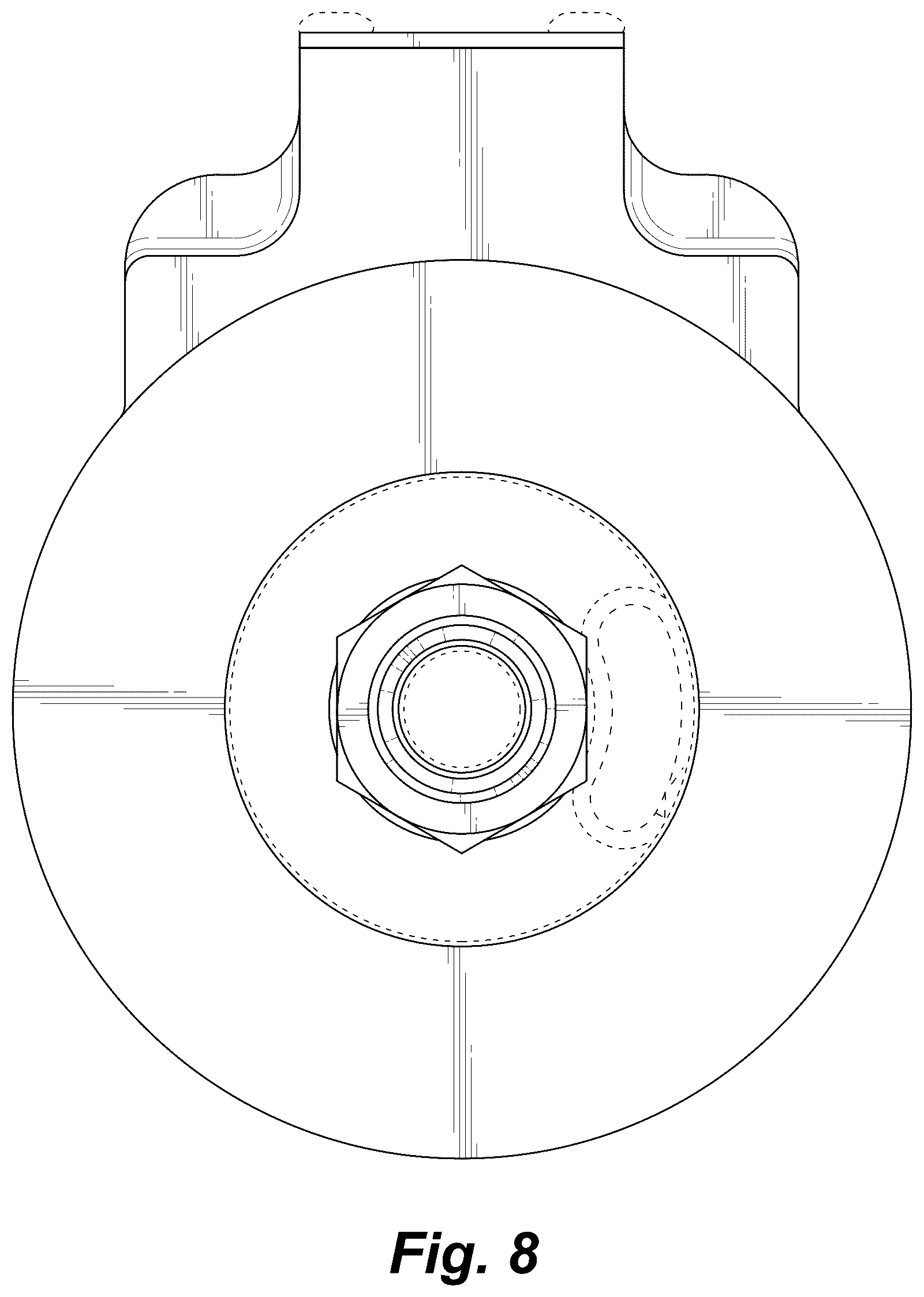 Patent USD1043755 Figure 8 – Engine oil filter pedestal