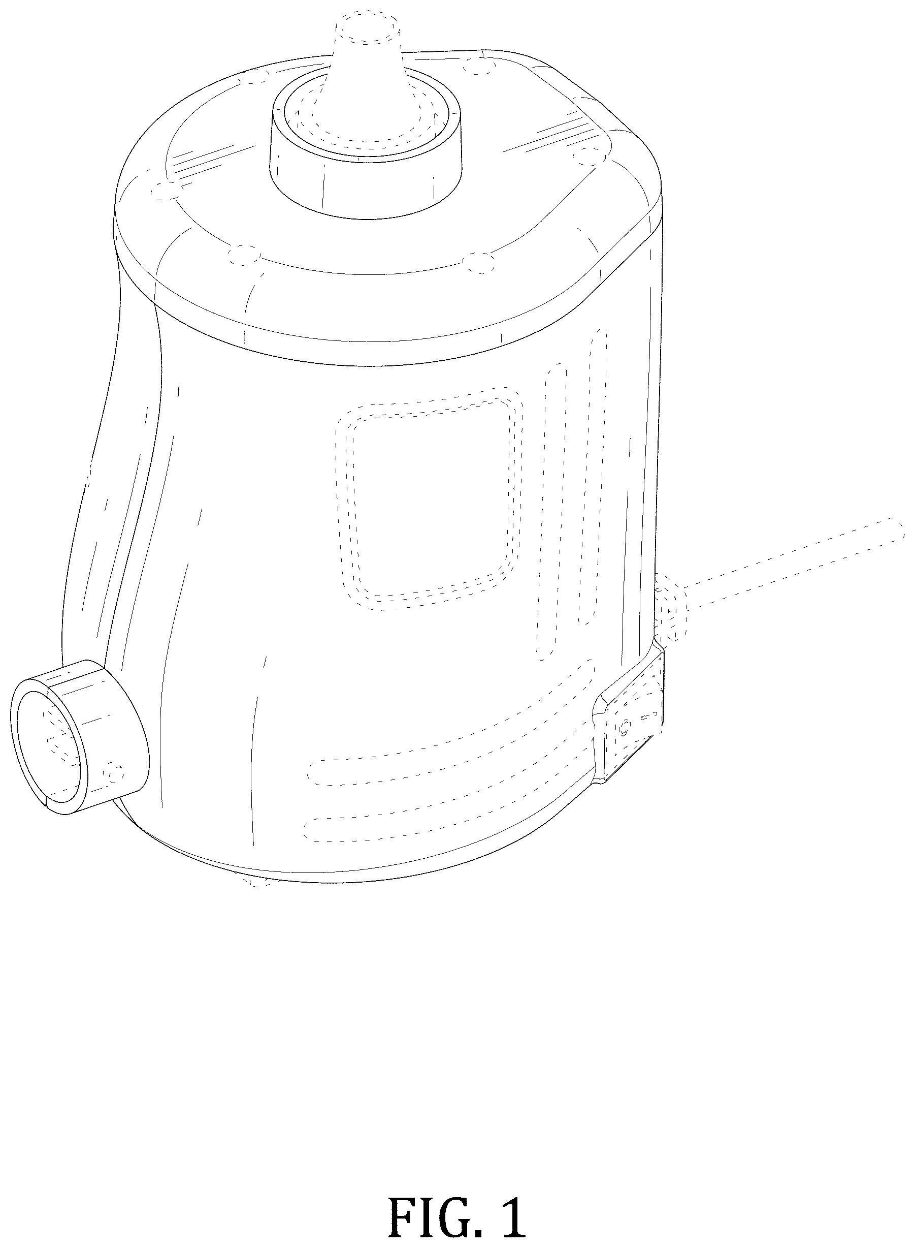 Patent USD1043757 Figure 1 – Air pump
