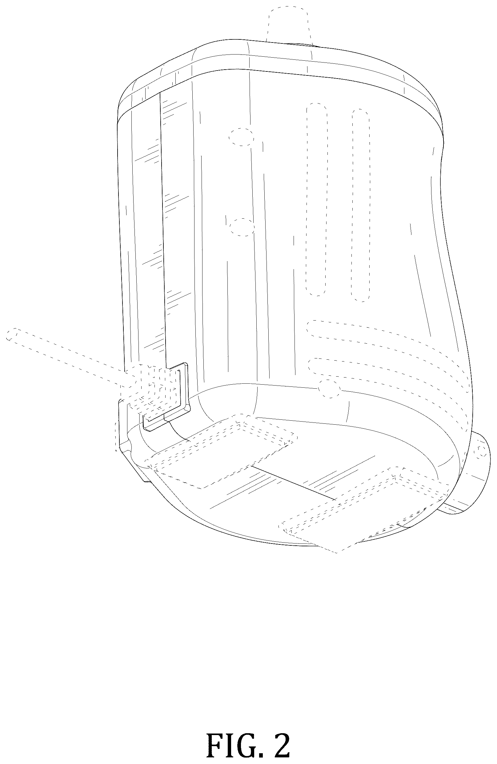 Patent USD1043757 Figure 2 – Air pump