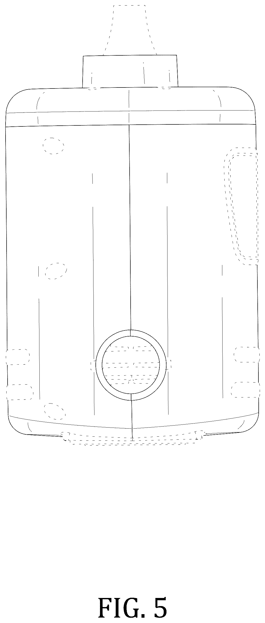 Patent USD1043757 Figure 5 – Air pump