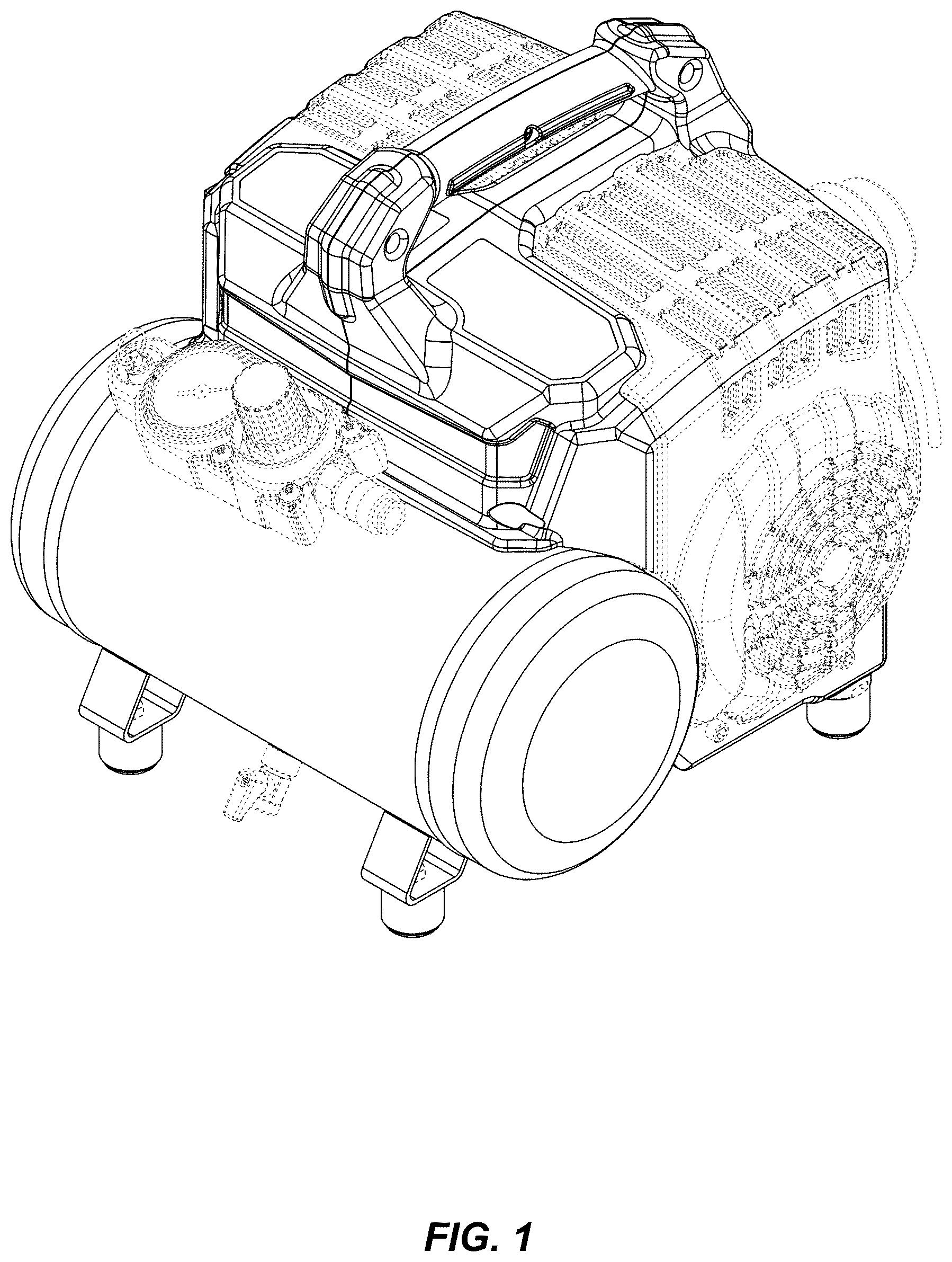 Patent USD1043759 — Compressor with compressor shell — Figure 1