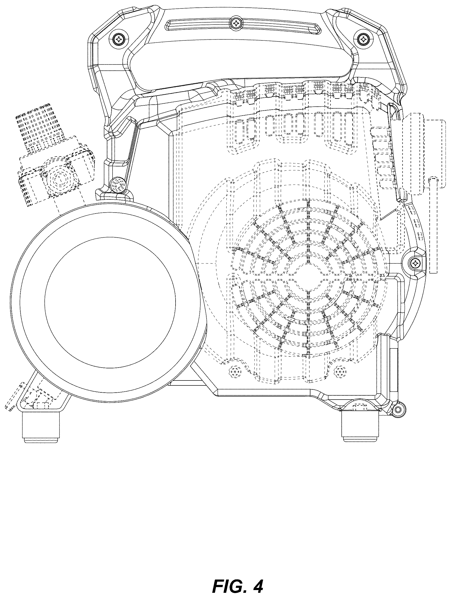 Patent USD1043759 Figure 4 – Compressor with compressor shell