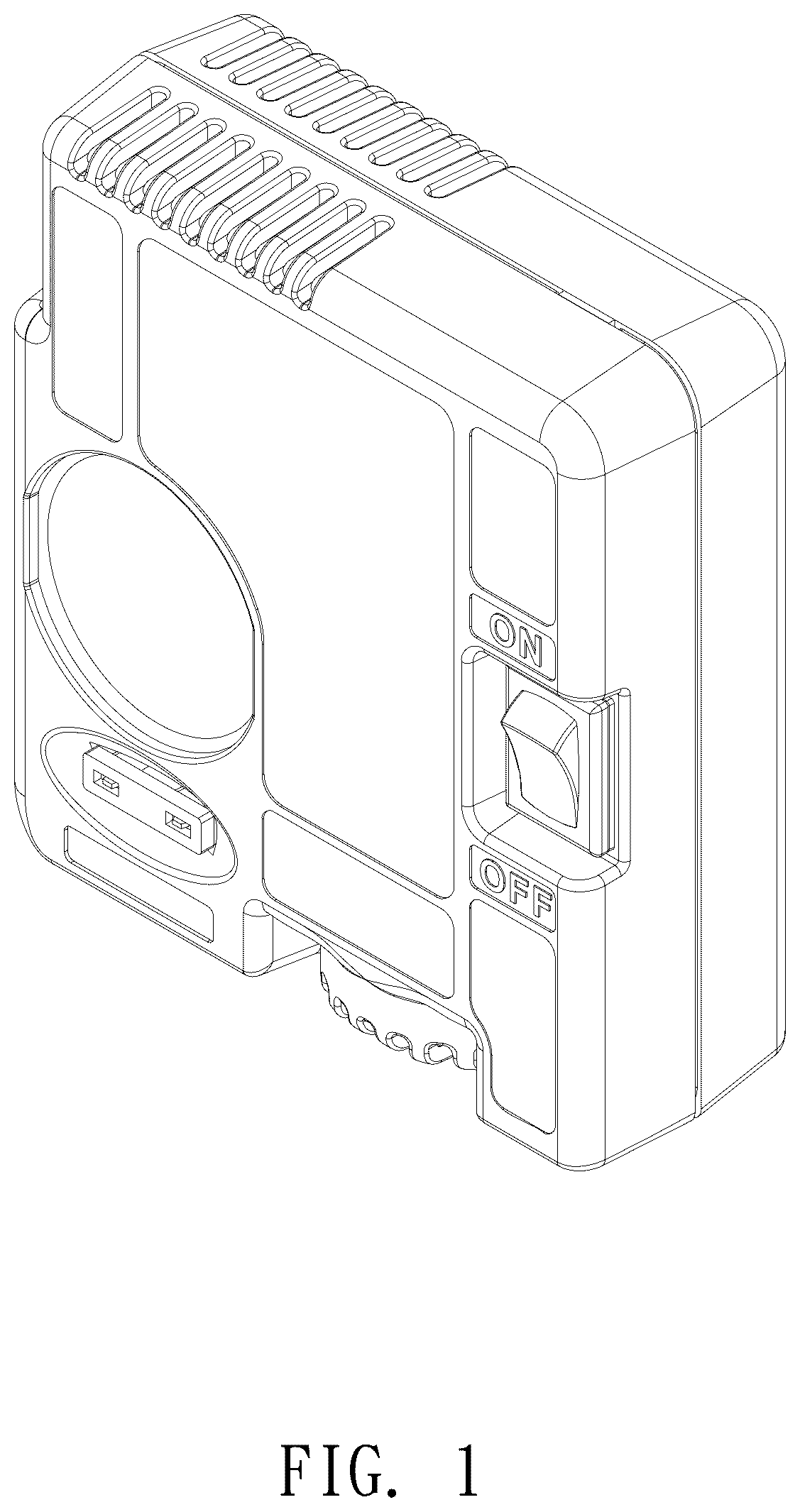 Patent USD1043760 Figure 1 – Air compressor