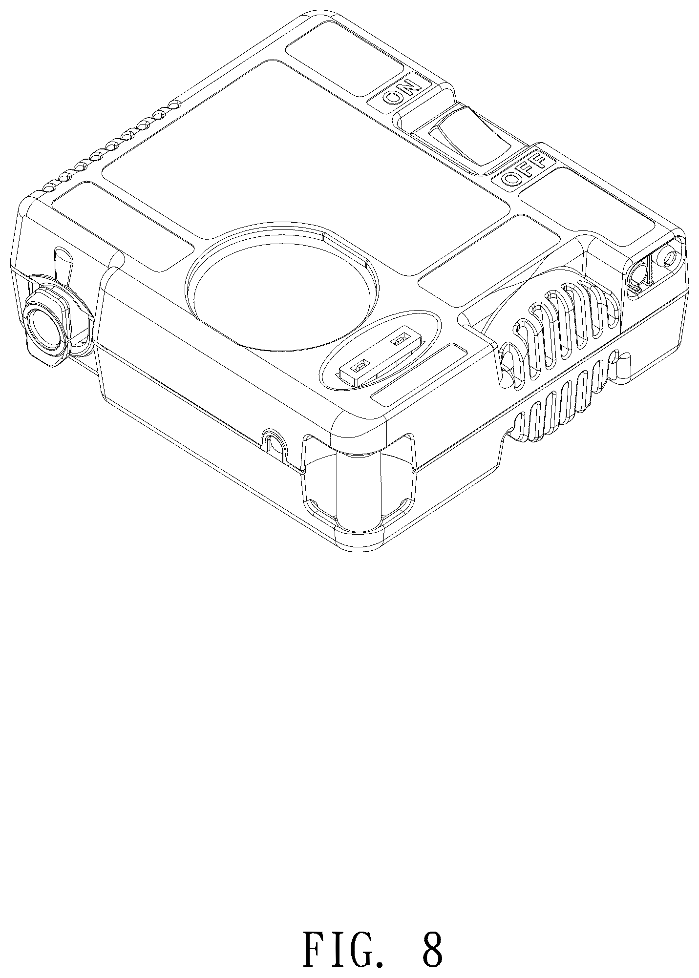 Patent USD1043760 Figure 8 – Air compressor