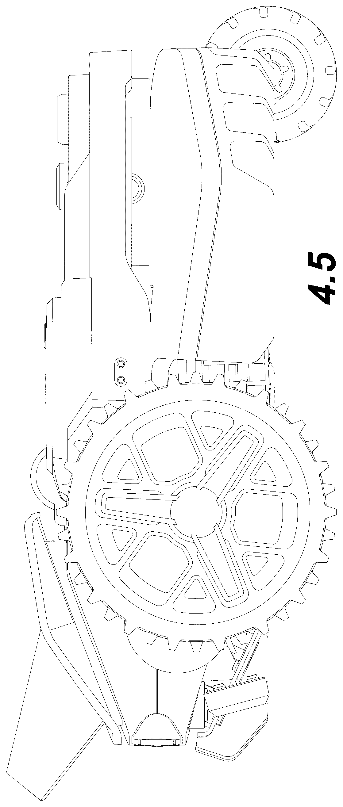 Patent USD1043761 Figure 5 – Robotic lawn mower