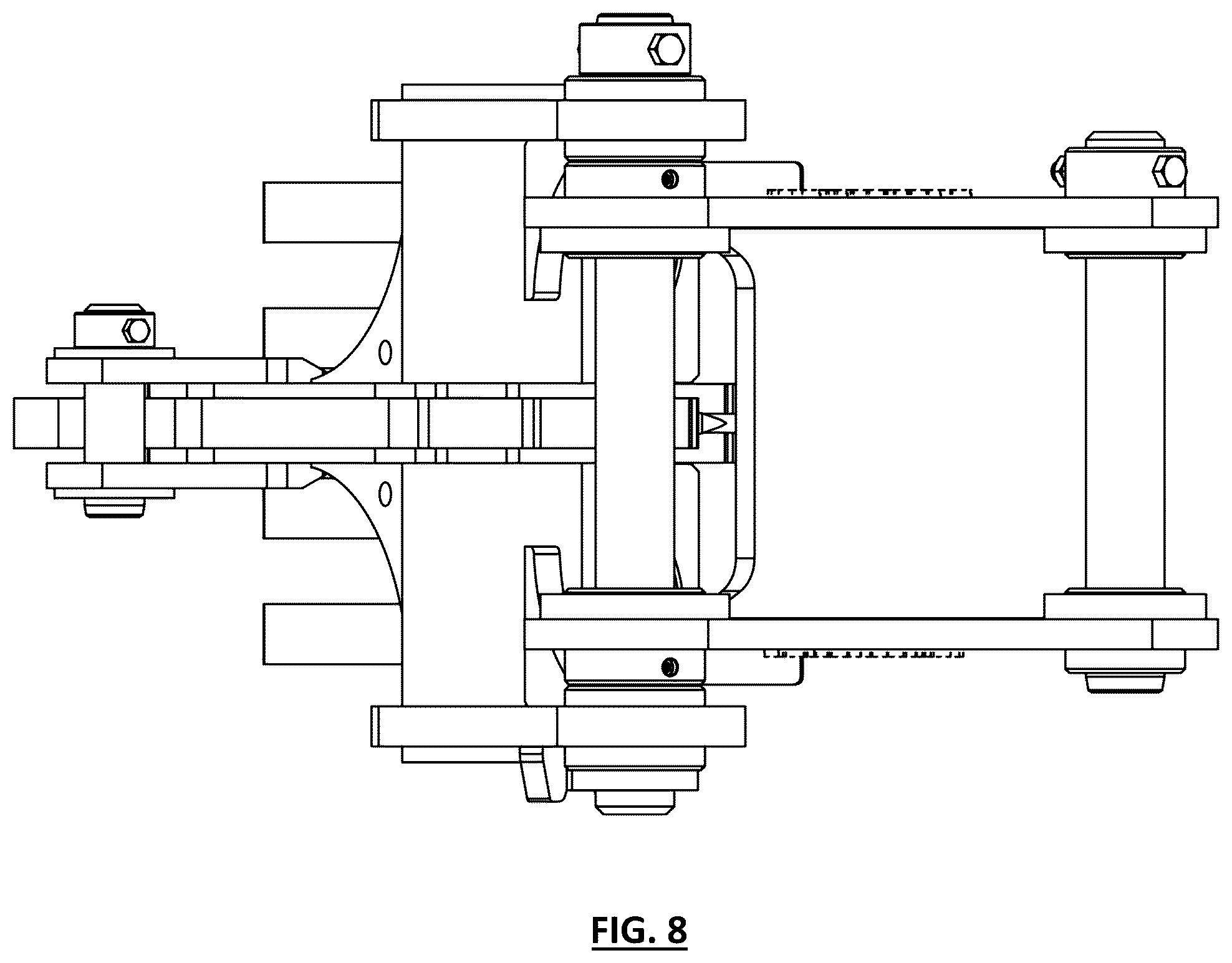 Patent USD1043763 Figure 8 – Stump harvester