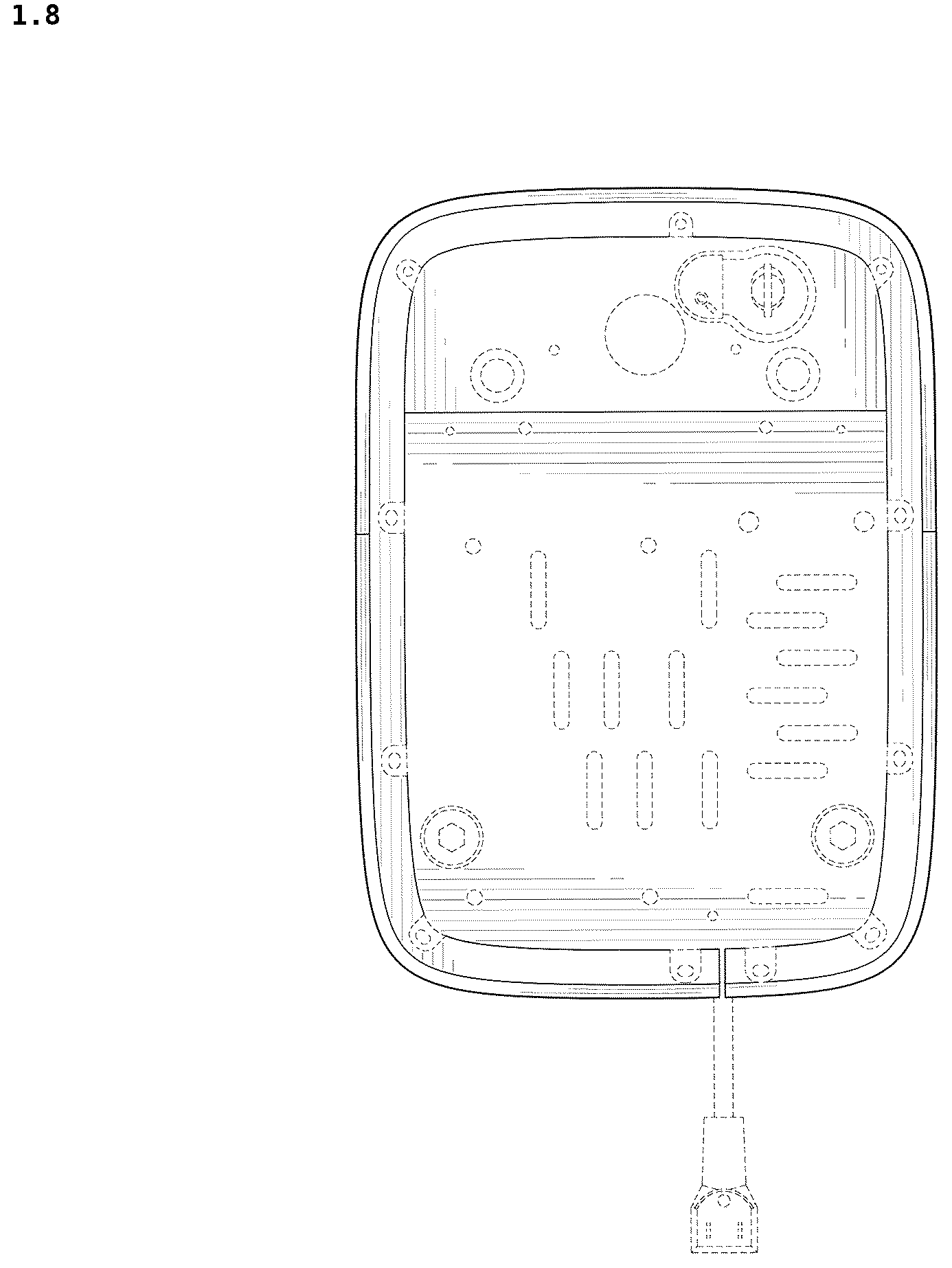 Patent USD1043766 Figure 8 – Ice maker