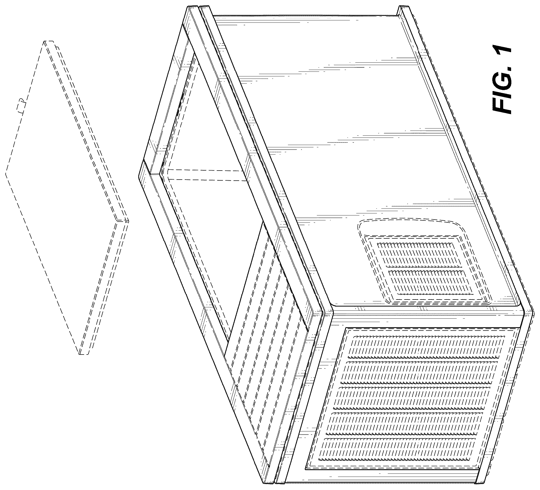 Patent USD1043767 Figure 1 – Tank