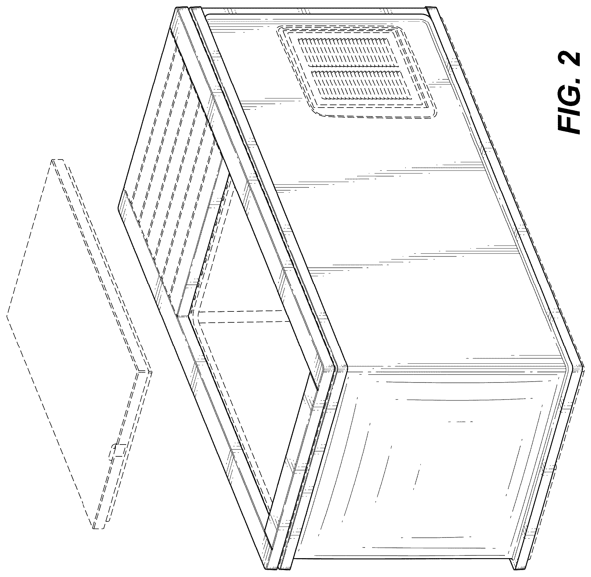 Patent USD1043767 Figure 2 – Tank