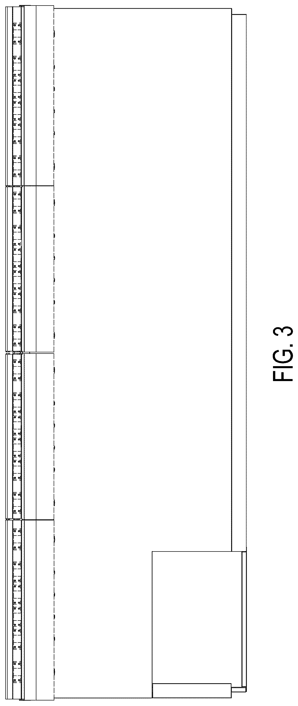 Patent USD1043768 Figure 3 – Refrigerated showcase