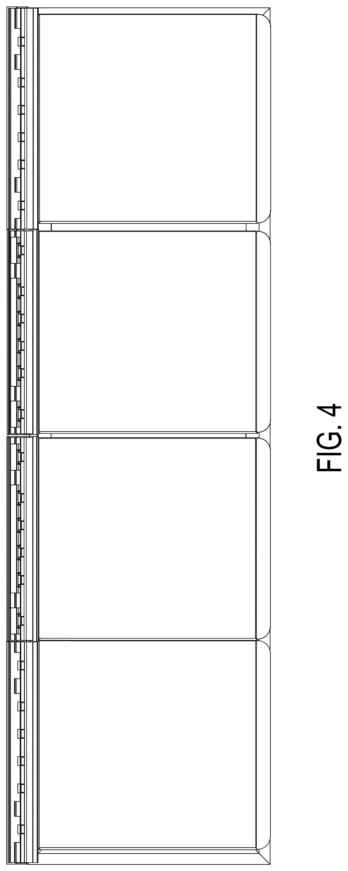 Patent USD1043768 Figure 4 – Refrigerated showcase