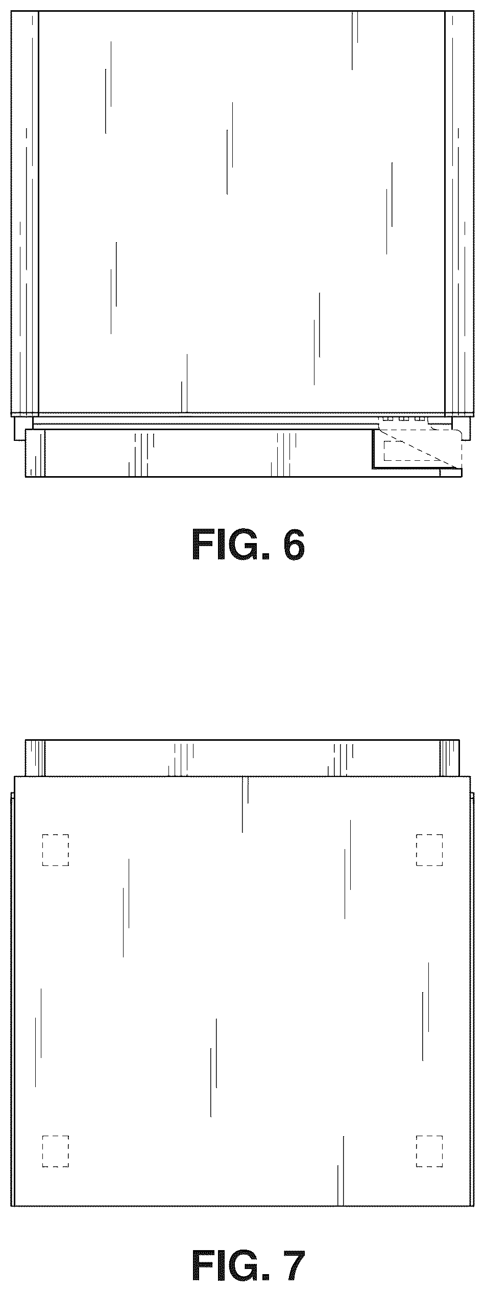 Patent USD1043769 Figure 4 – Beveled edge cooler cabinet design