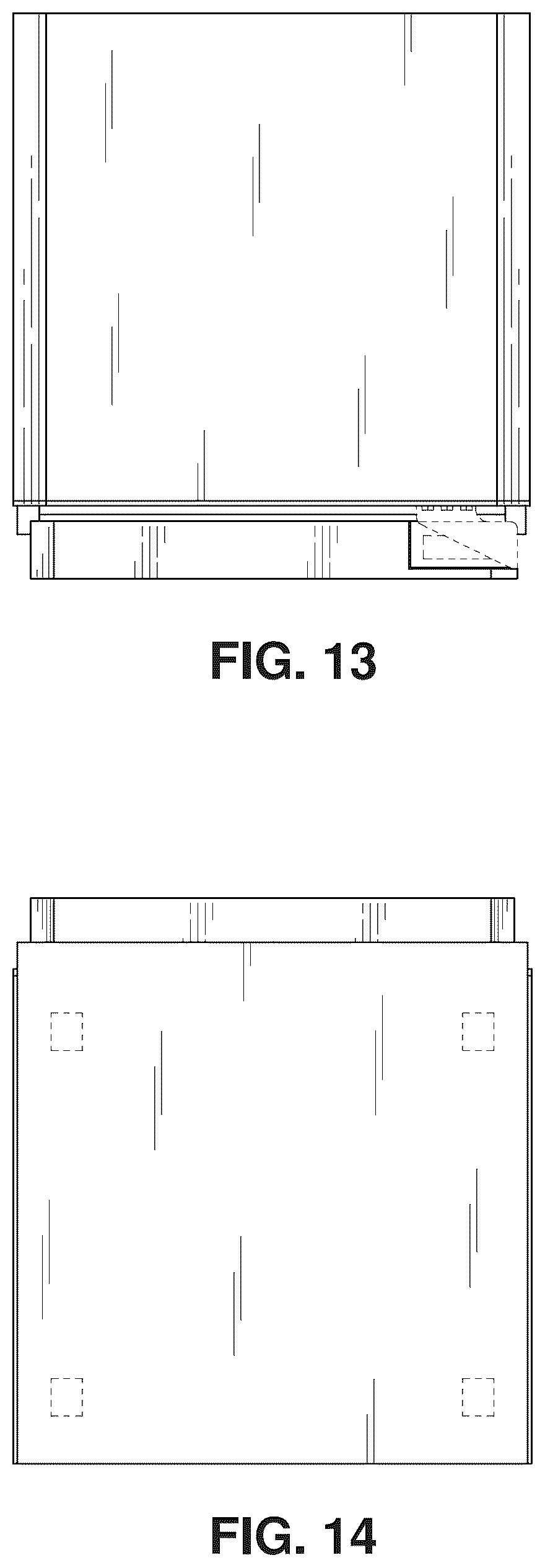 Patent USD1043769 Figure 8 – Beveled edge cooler cabinet design