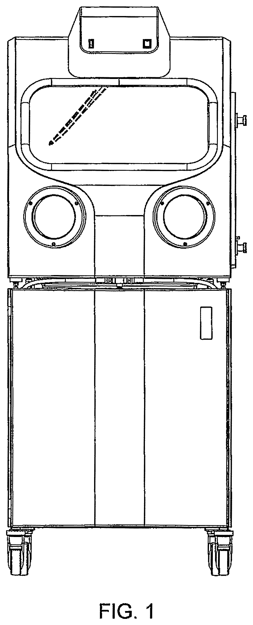 Patent USD1043776 Figure 1 – Support material removal system