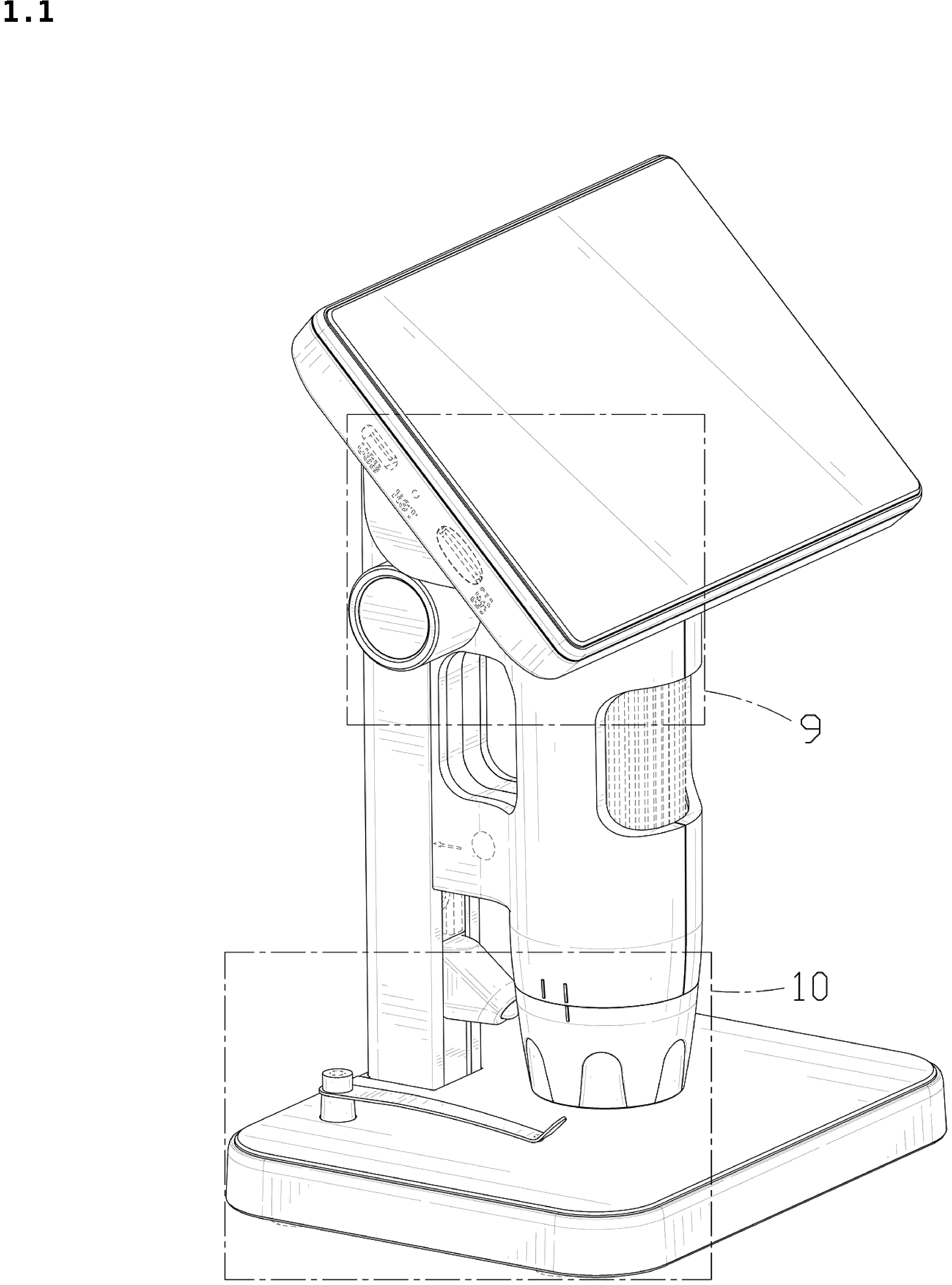 Patent USD1043782 — Microscope — Figure 1