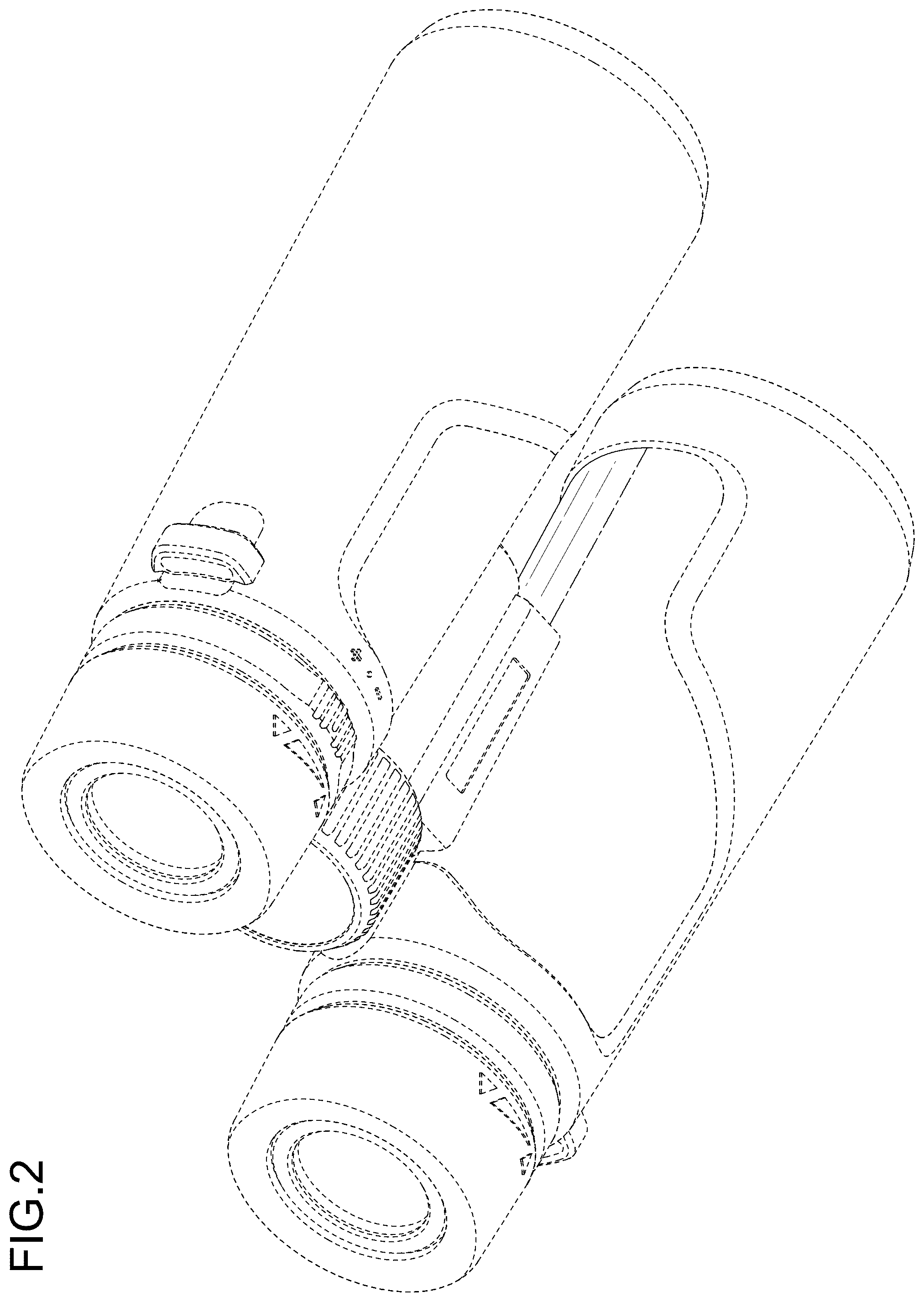 Patent USD1043783 Figure 2 – Binoculars