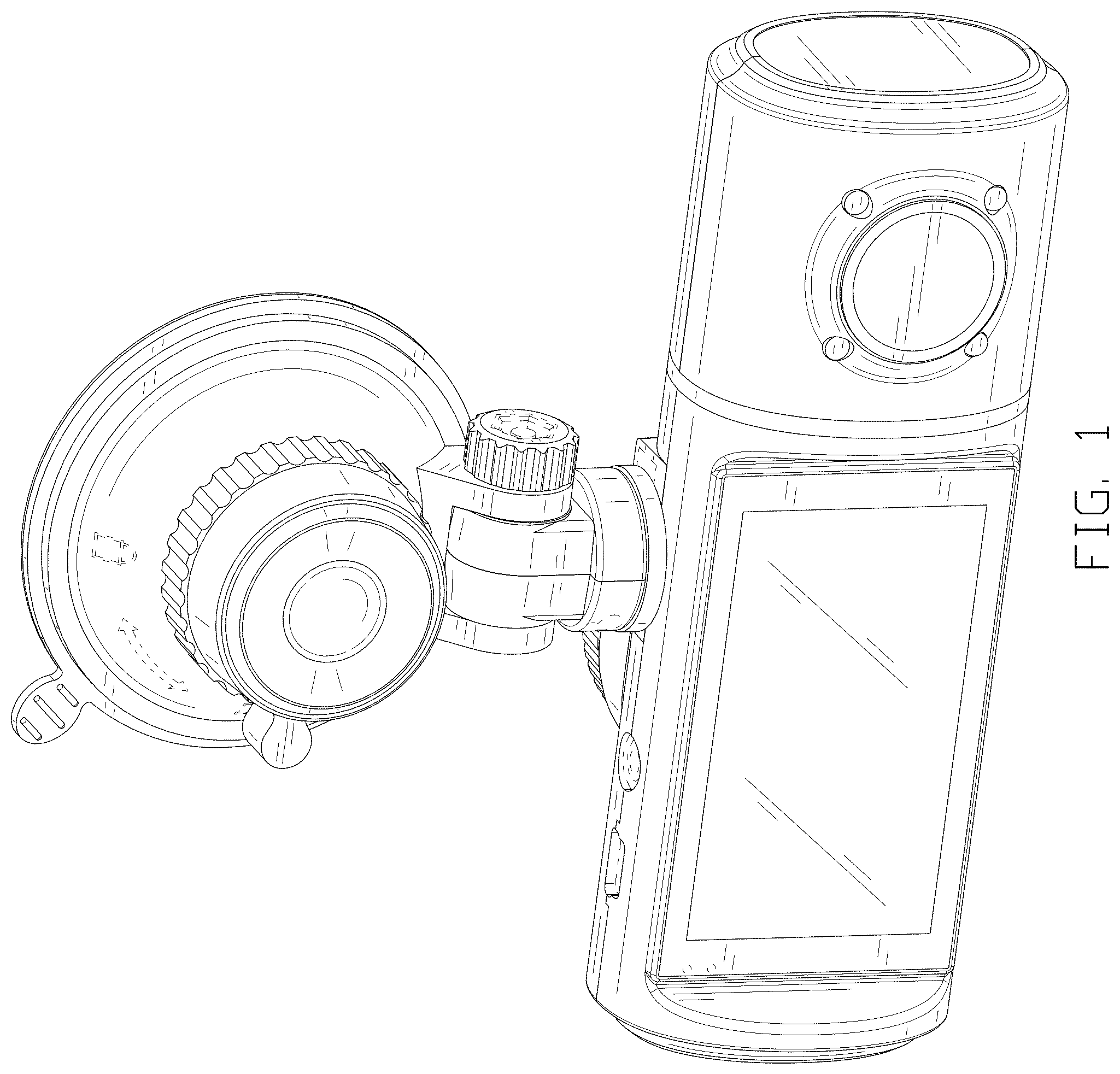 Patent USD1043787 Figure 1 – Car recorder
