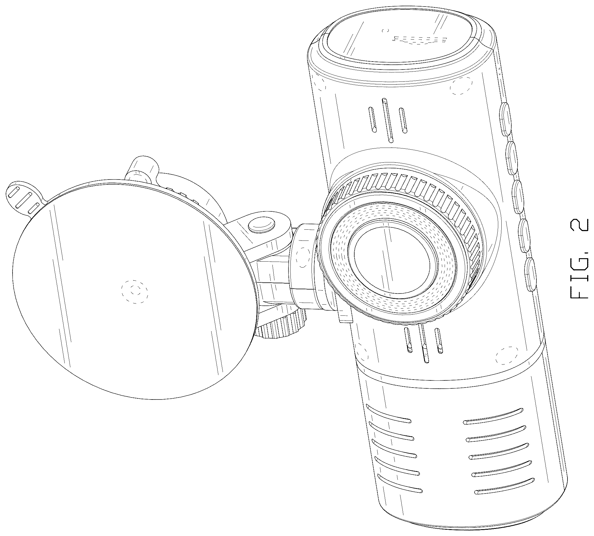 Patent USD1043787 Figure 2 – Car recorder