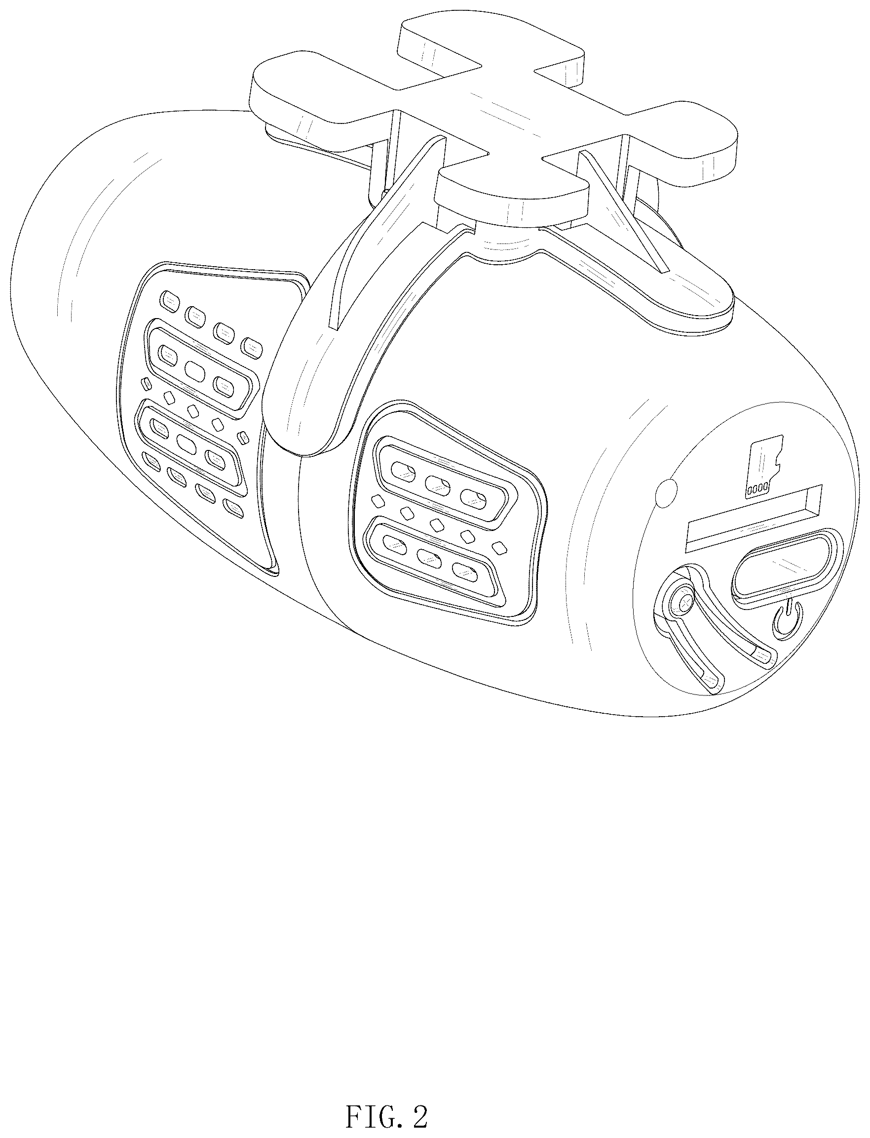 Patent USD1043789 Figure 2 – Security camera