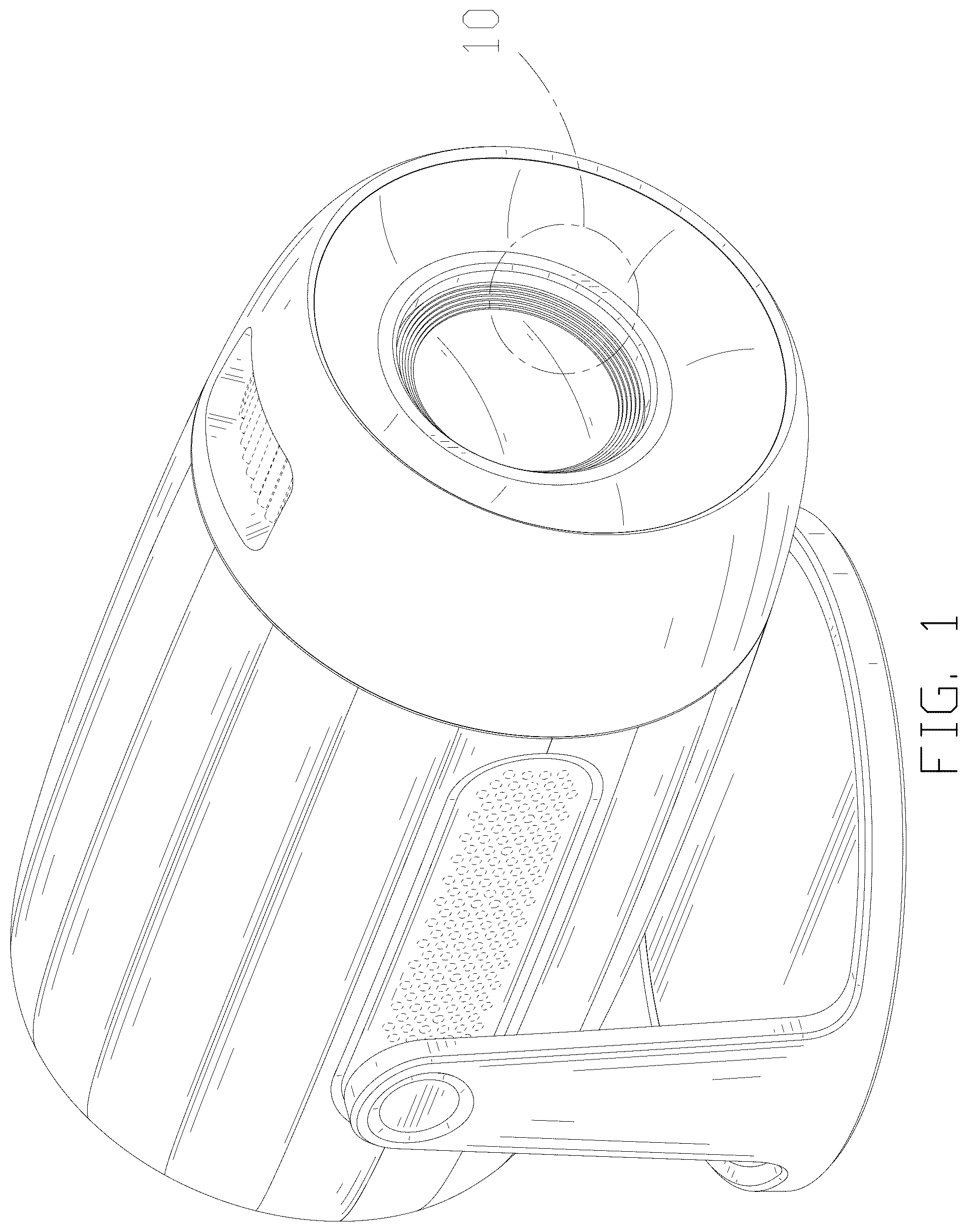 Patent USD1043791 Figure 1 – Projector
