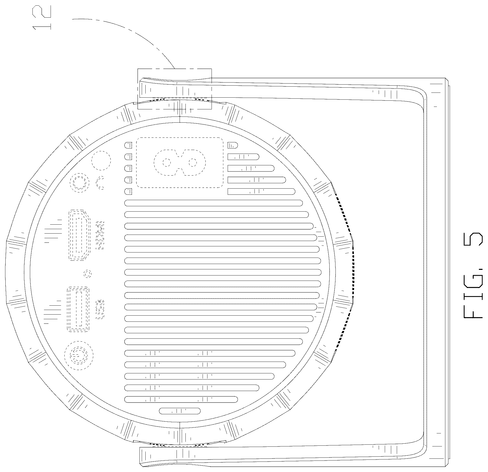 Patent USD1043791 Figure 5 – Projector