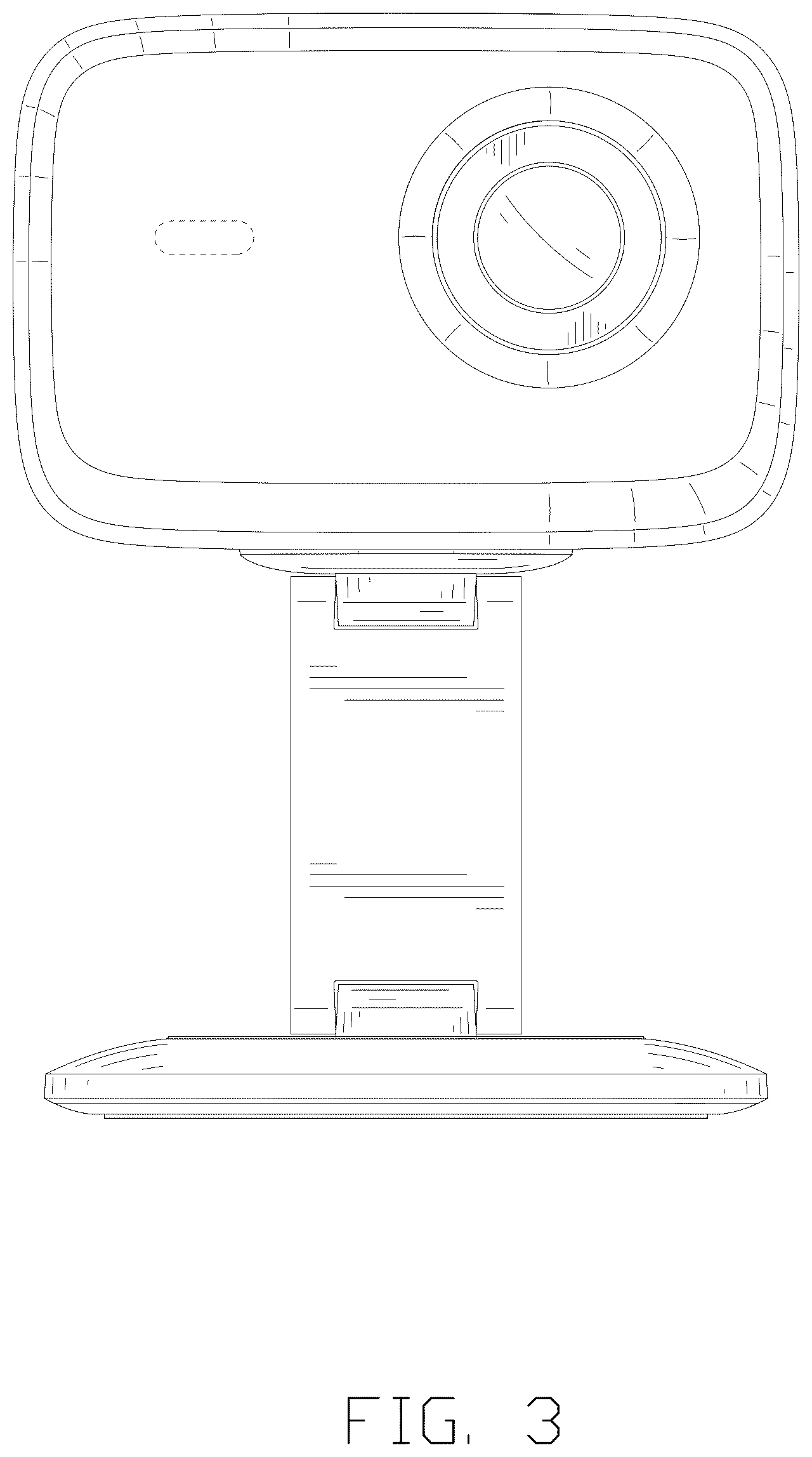 Patent USD1043792 Figure 3 – Projector
