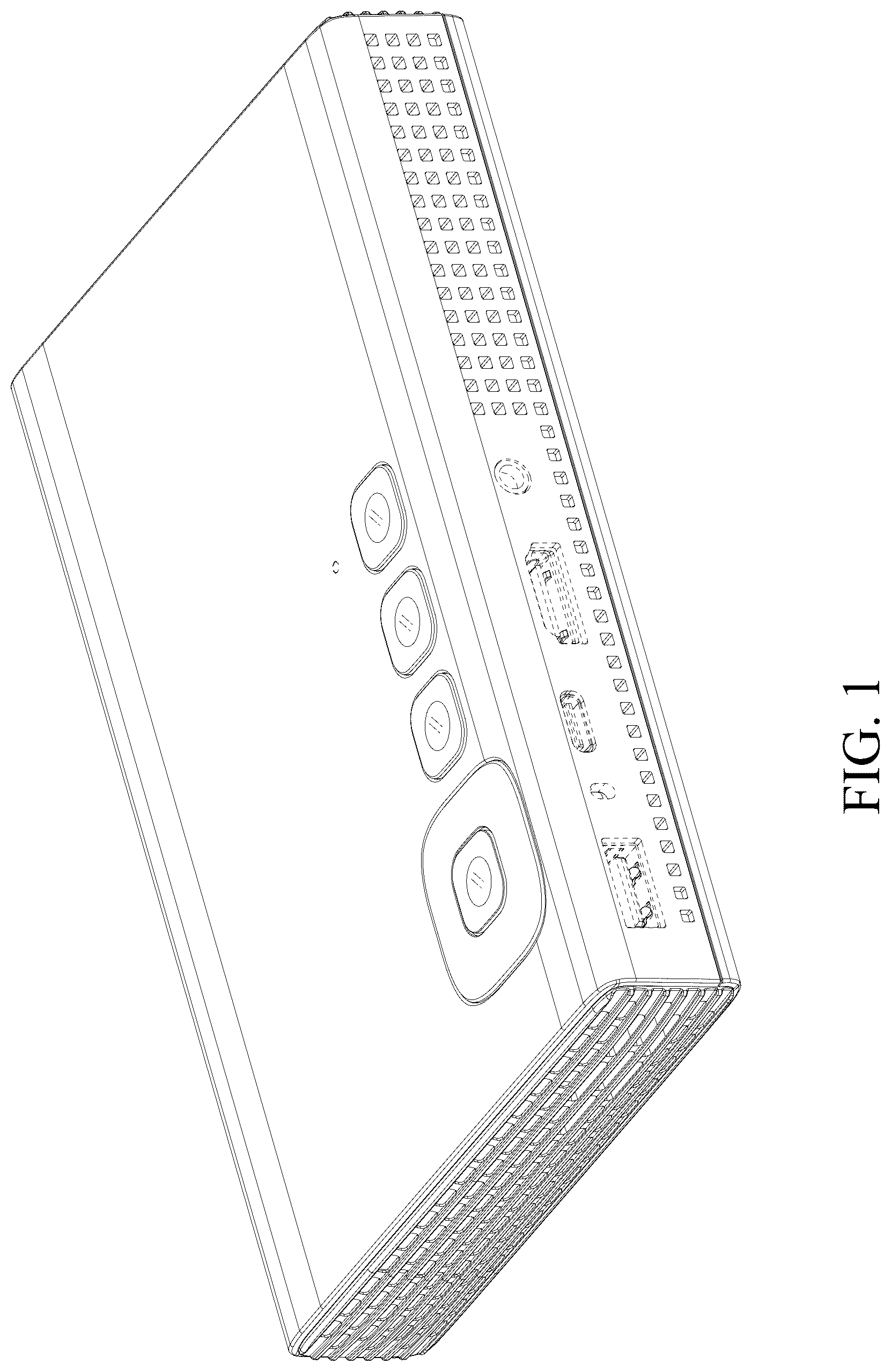 Patent USD1043793 Figure 1 – Projector