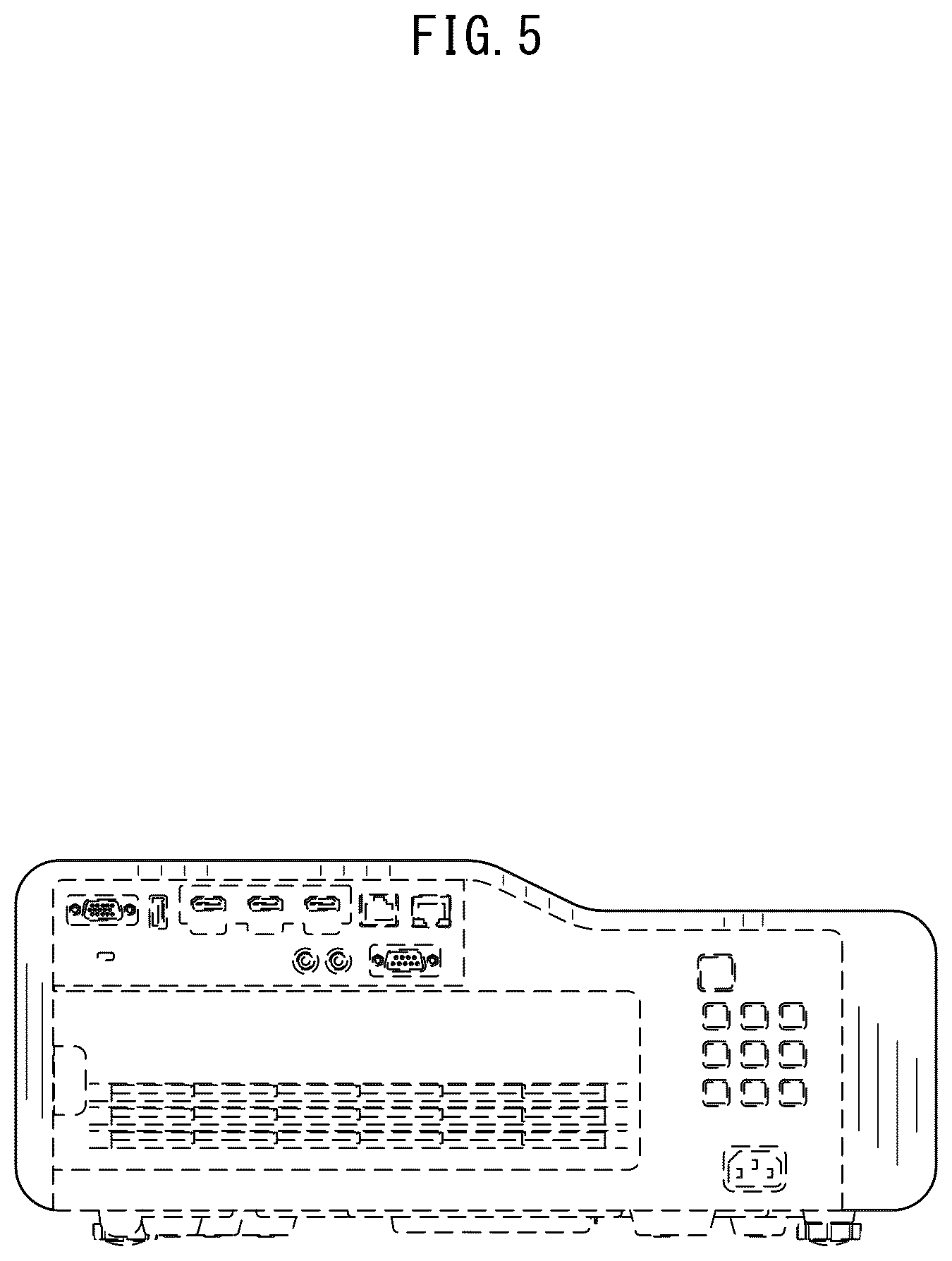 Patent USD1043794 Figure 5 – Projector