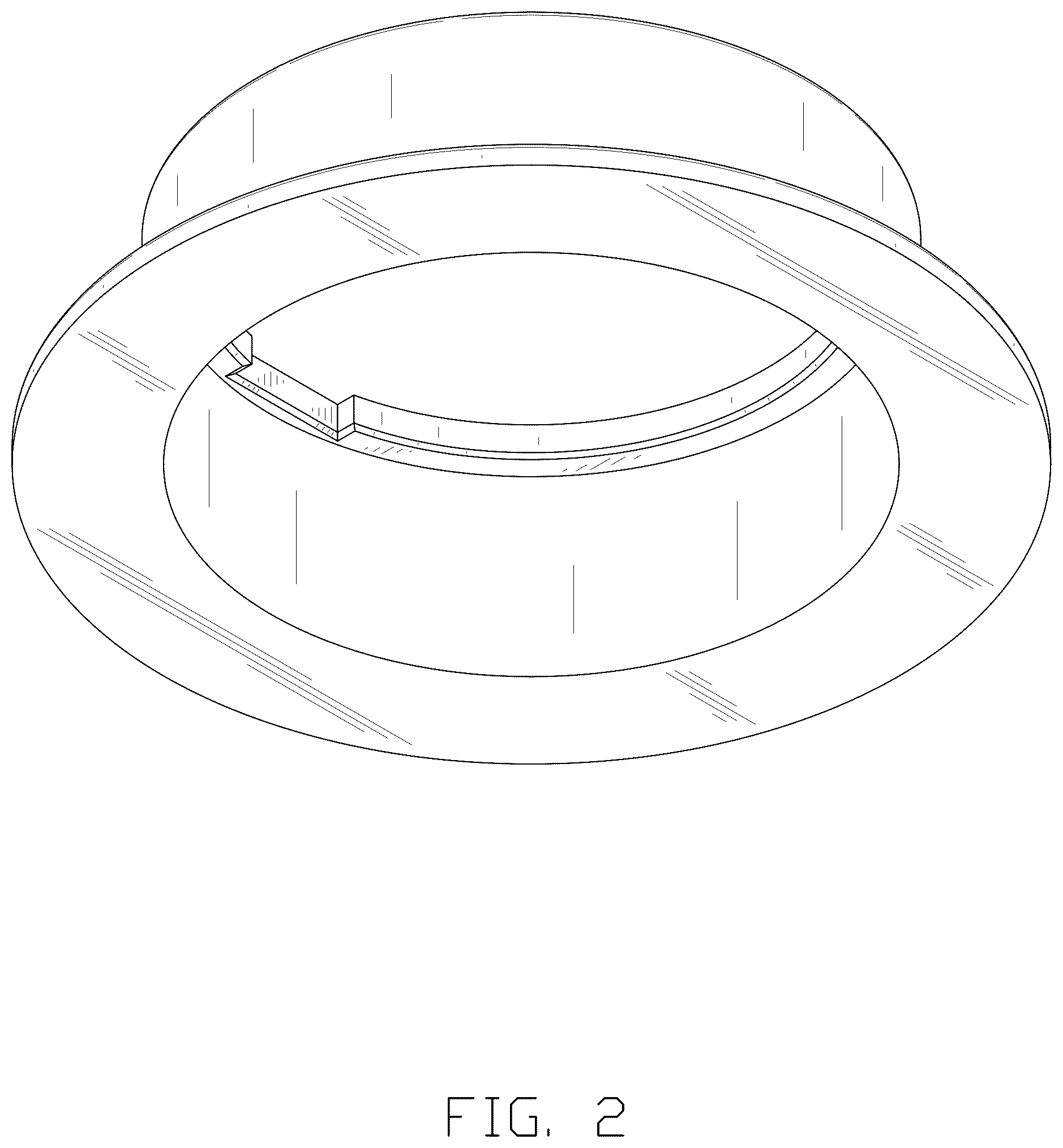 Patent USD1043795 Figure 2 – Camera base
