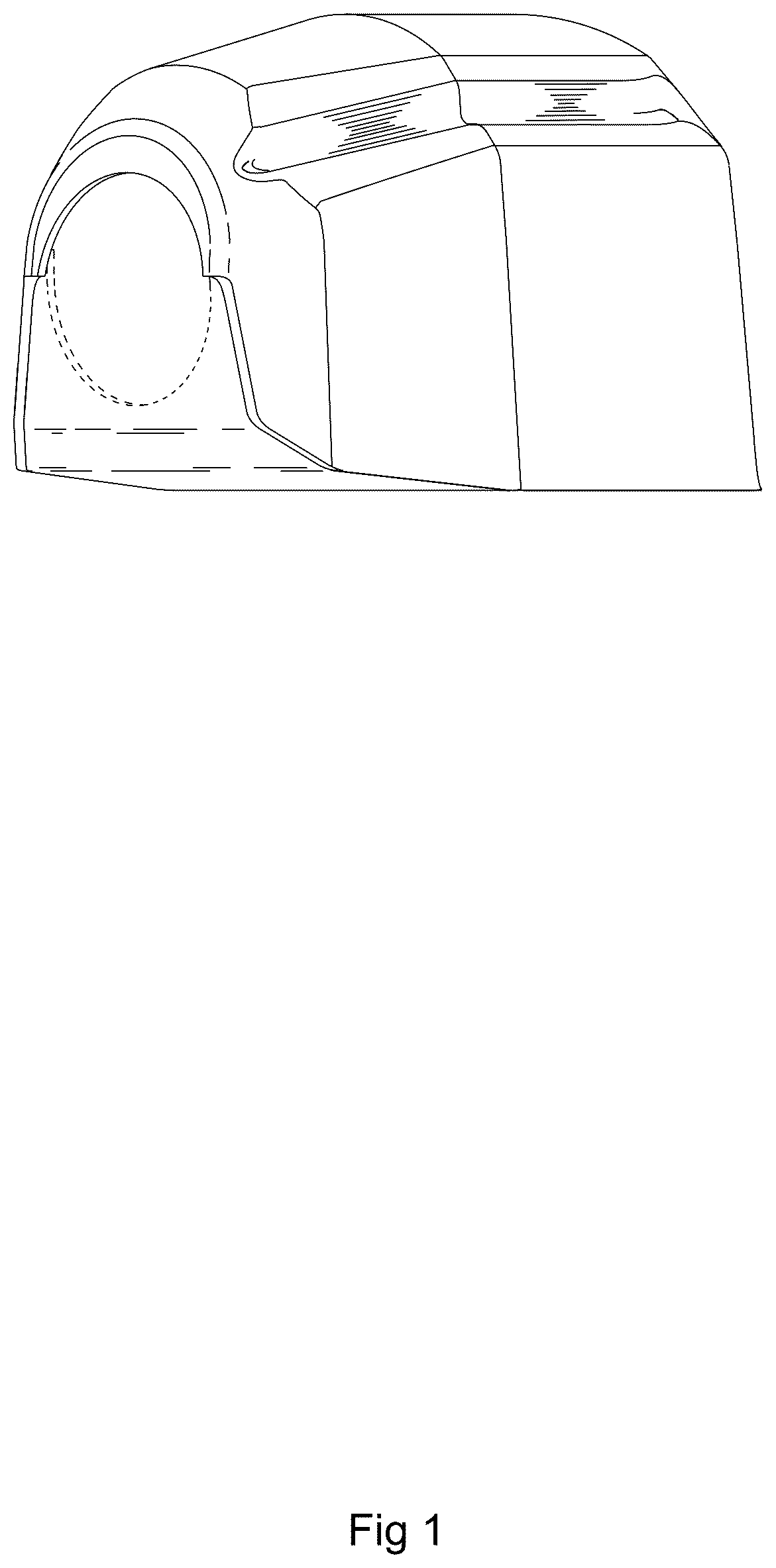 Patent USD1043796 Figure 1 – Hooded enclosure for capture devices