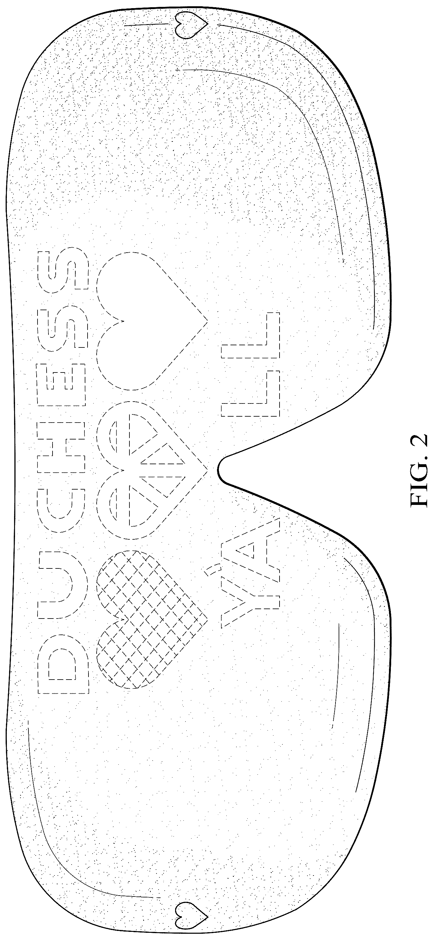 Patent USD1043798 Figure 2 – Eyelash and eyebrow protector