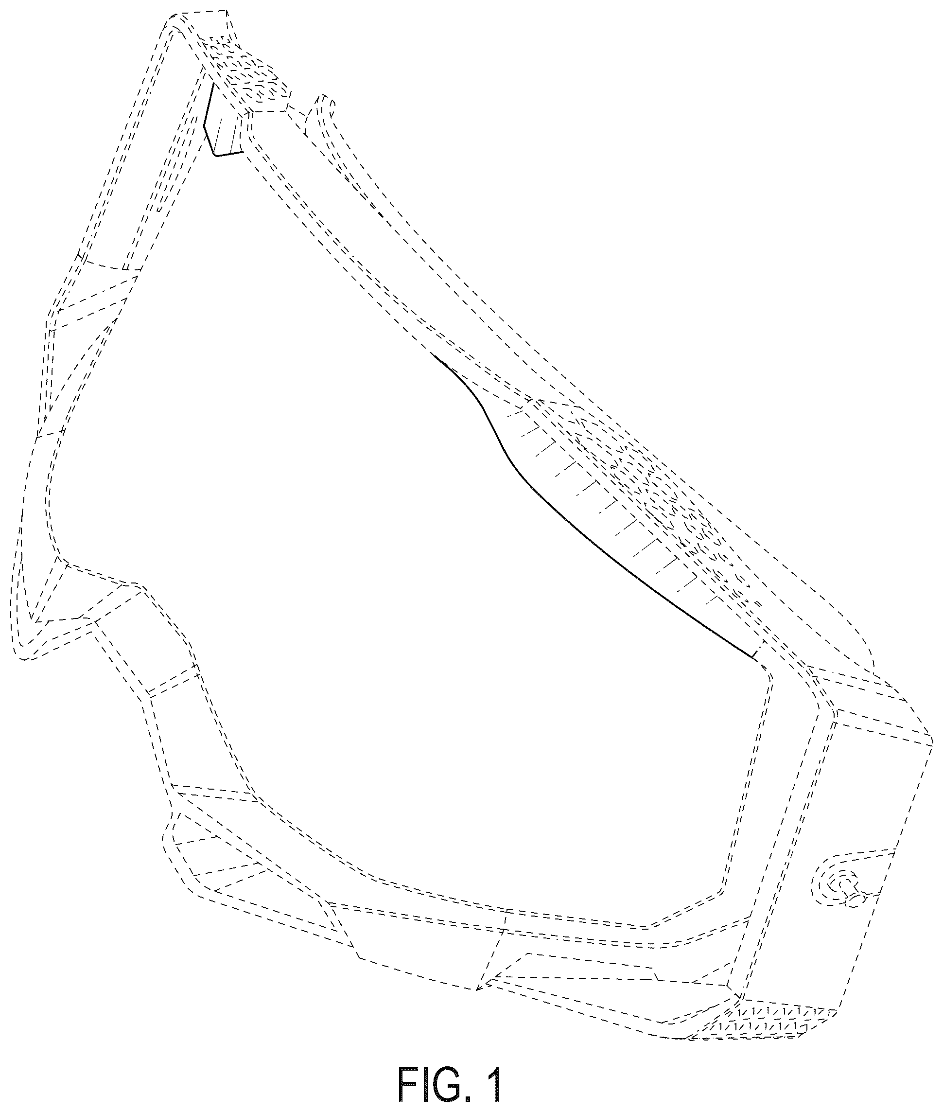 Patent USD1043799 Figure 1 – Goggles