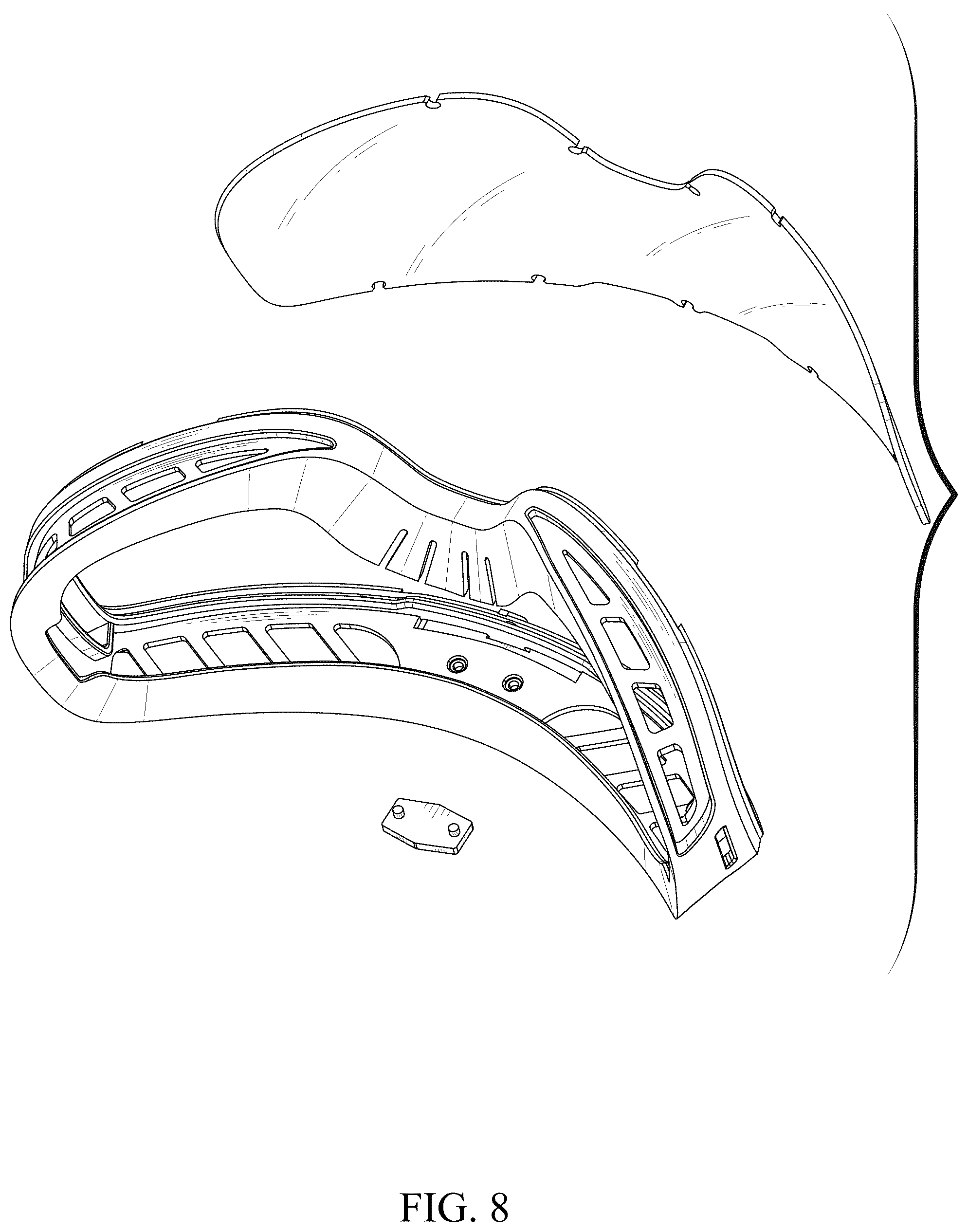 Patent USD1043800 Figure 8 – Goggles
