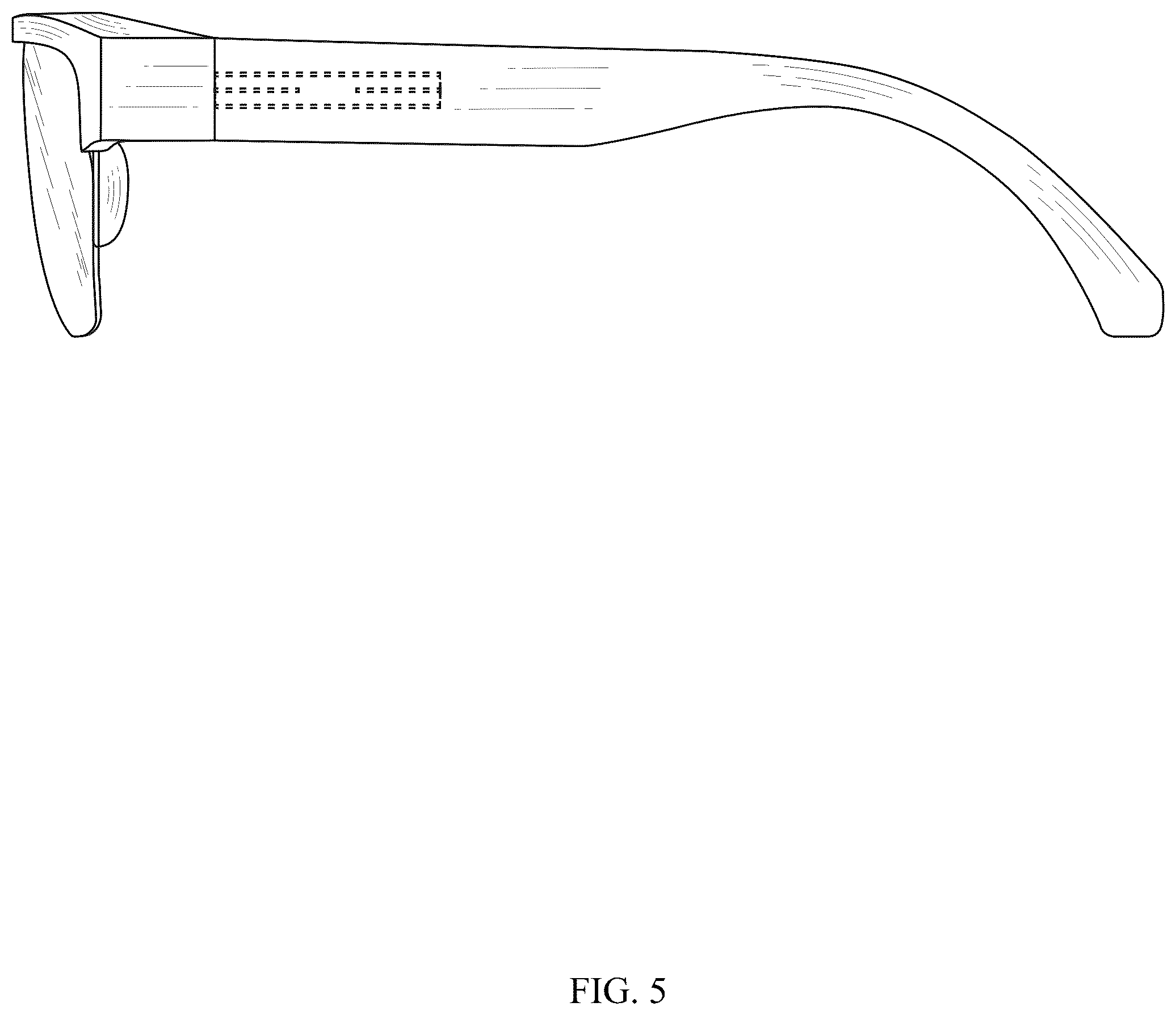 Patent USD1043802 Figure 5 – Sunglasses