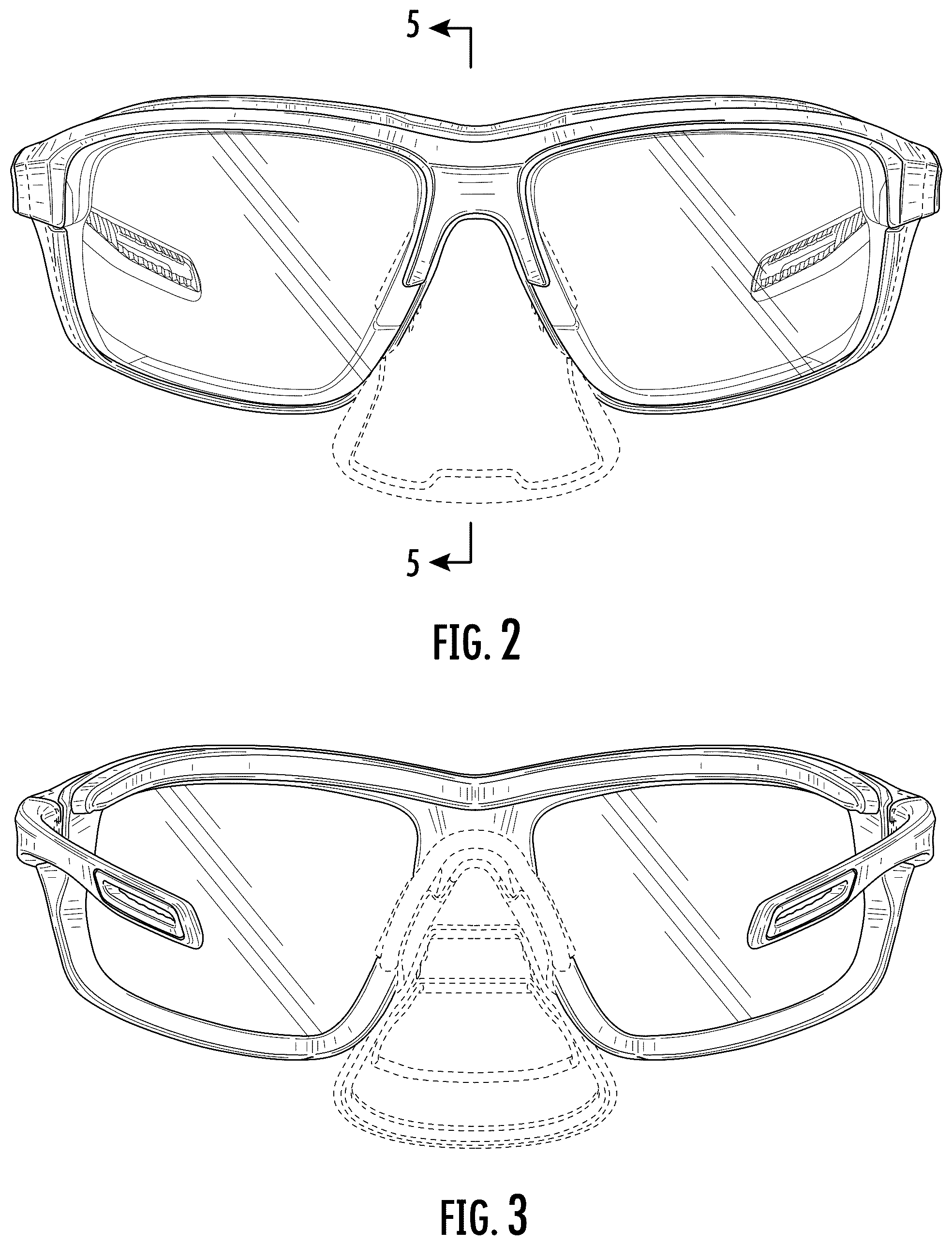 Patent USD1043803 Figure 2 – Eyewear
