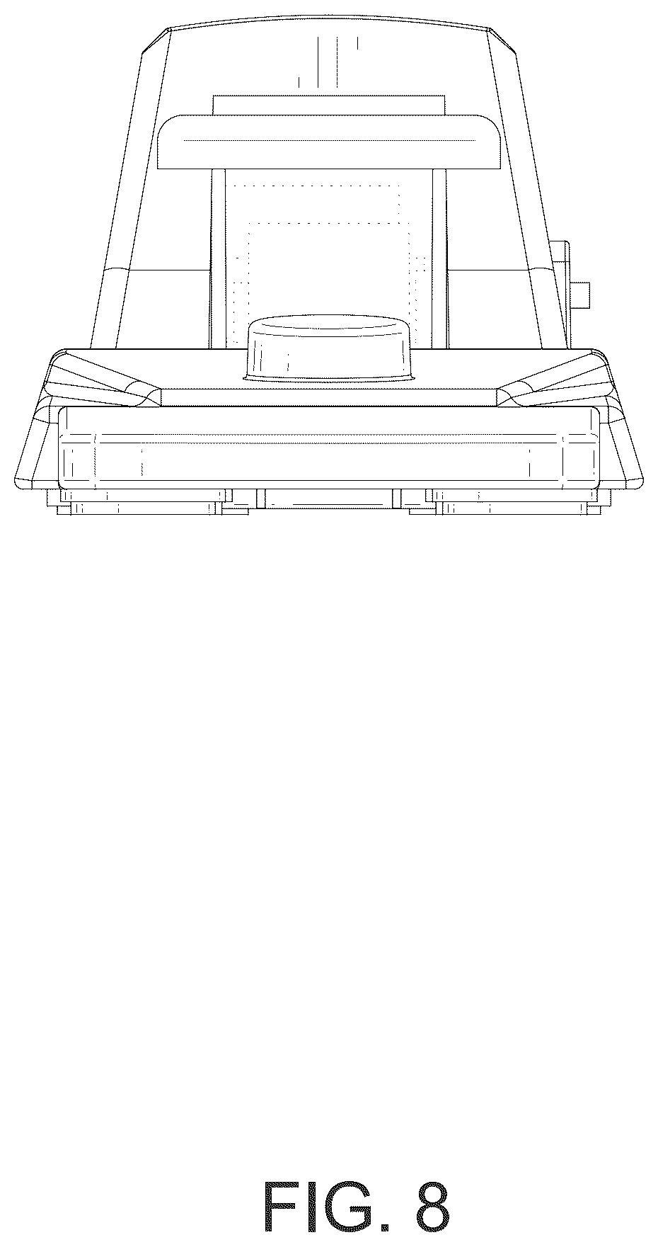 Patent USD1043804 Figure 8 – Pedal