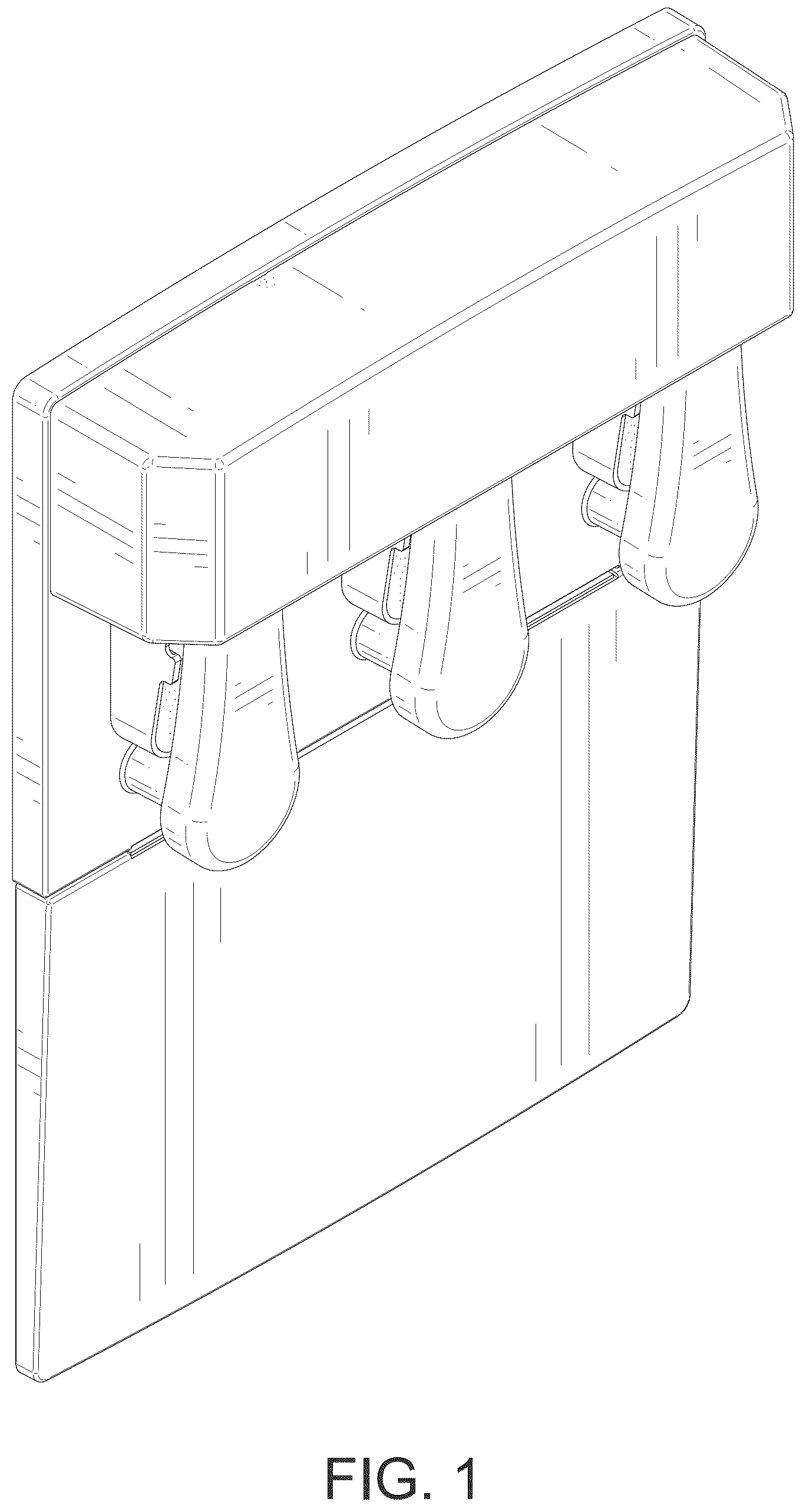 Patent USD1043805 Figure 1 – Pedal
