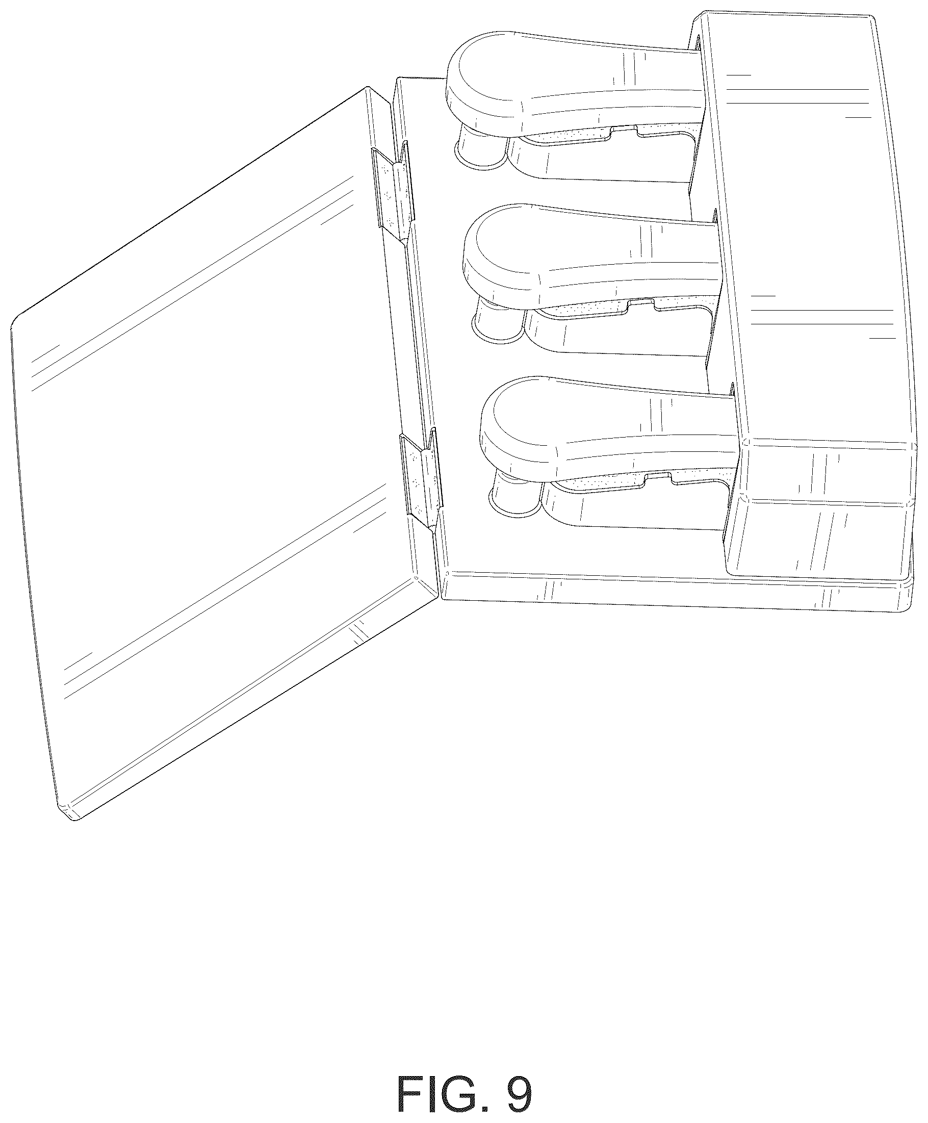 Patent USD1043805 Figure 9 – Pedal