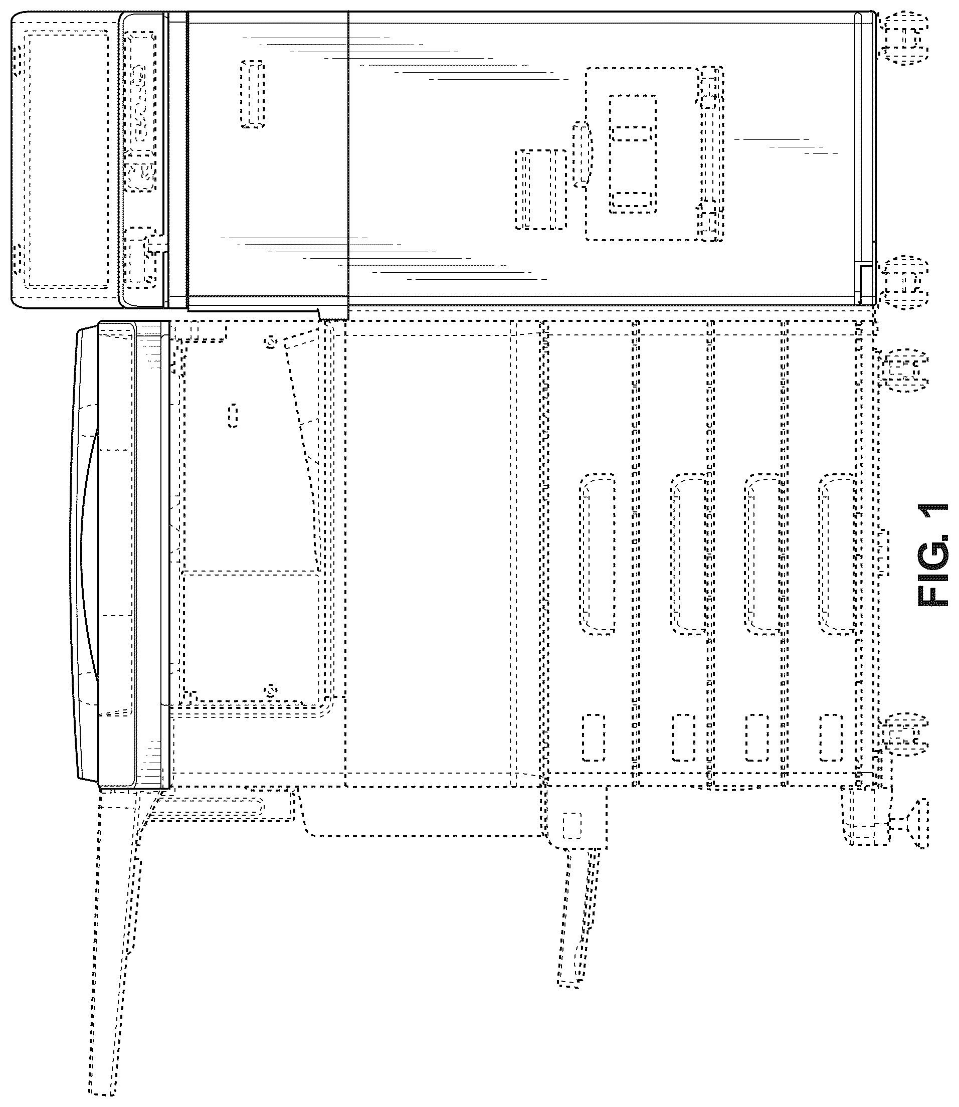 Patent USD1043810 Figure 1 – Digital multifunction device