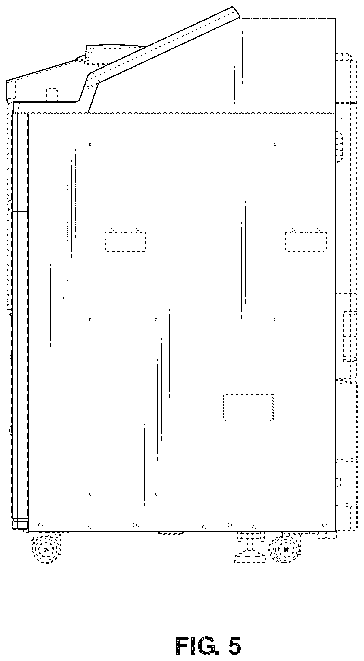 Patent USD1043810 Figure 5 – Digital multifunction device
