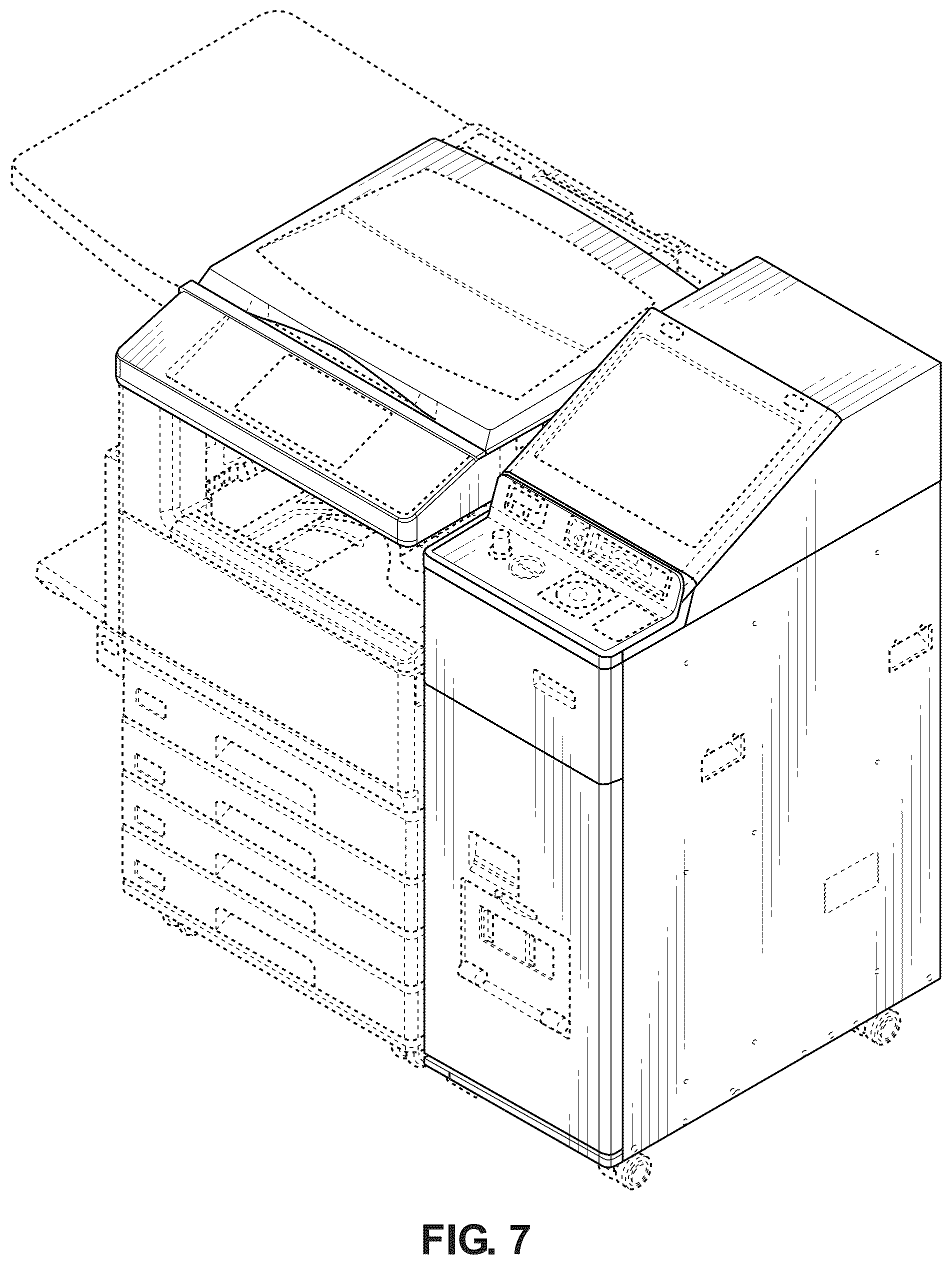Patent USD1043810 Figure 7 – Digital multifunction device