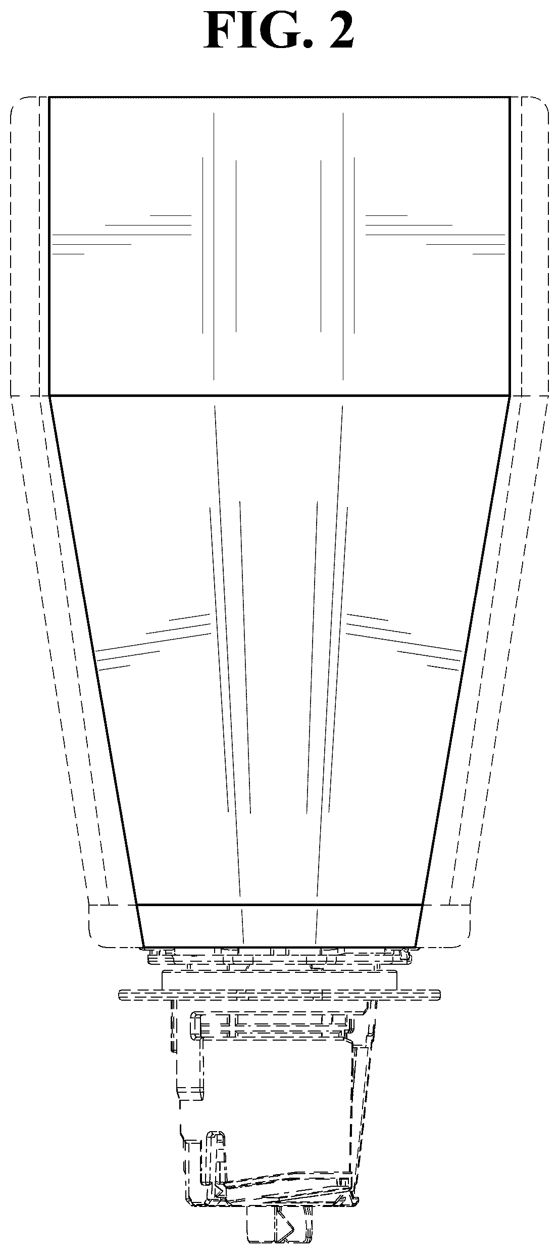 Patent USD1043812 Figure 2 – Toner pack